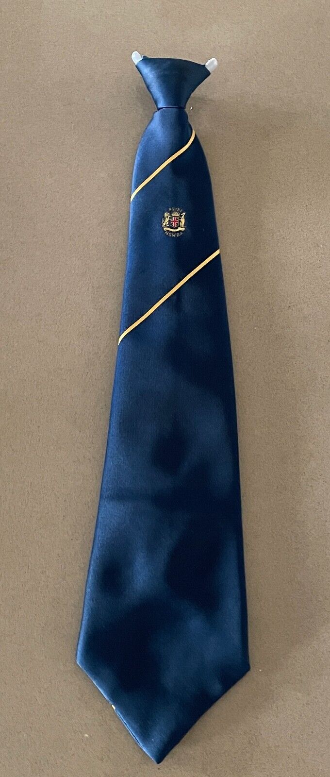 NSW Bowling Association NSWBA TREVIRA  Vintage Mens NeckTie Clip On Pre-tied Tie