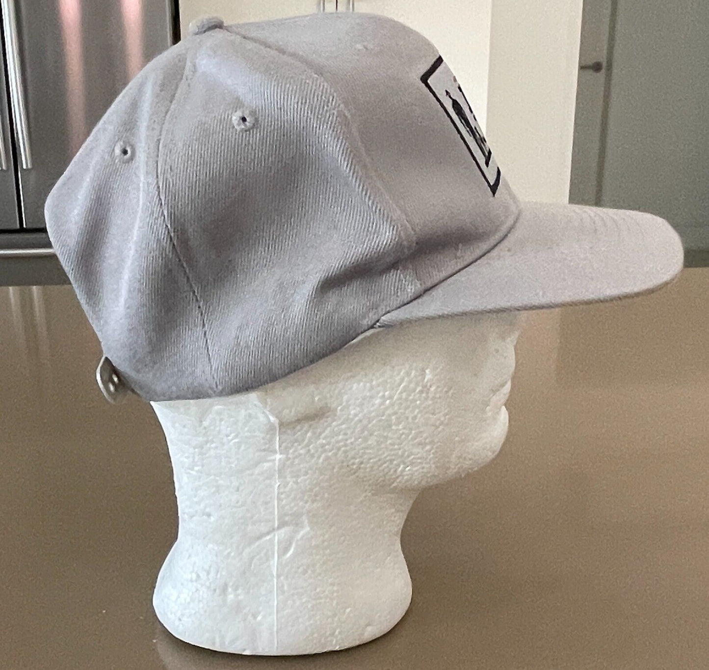 IRON JACK Beer Brewery Pale Grey Logo Baseball Cap Hat Snapback Adjustable