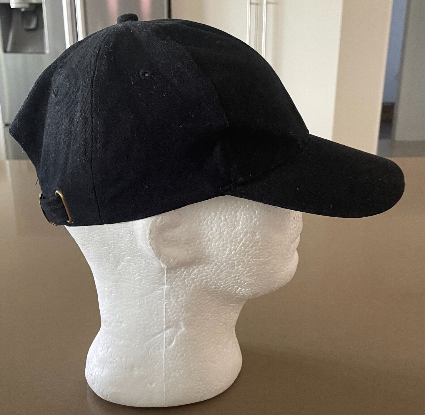 AMPELMANN BERLIN Black Kommandant Strap Back Cap Green Embroidered  Unisex Hat