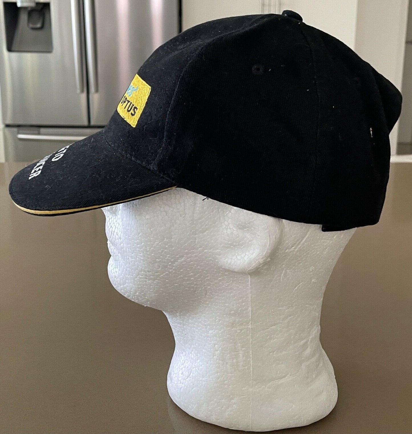 " Tour de Cure Riding to Cure Cancer " Baseball Cap Black Adjust Hook Loop Hat