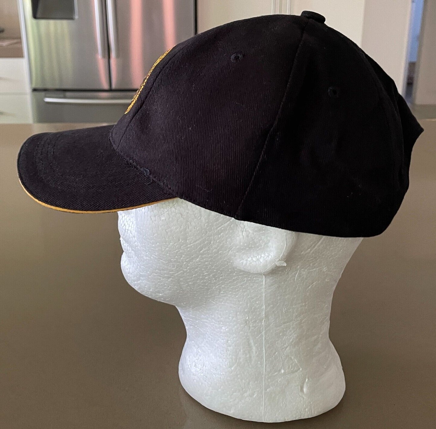 "8th National Veteran Motorcycle Rally 2011" Black Cap OSFA Embroidered Logo