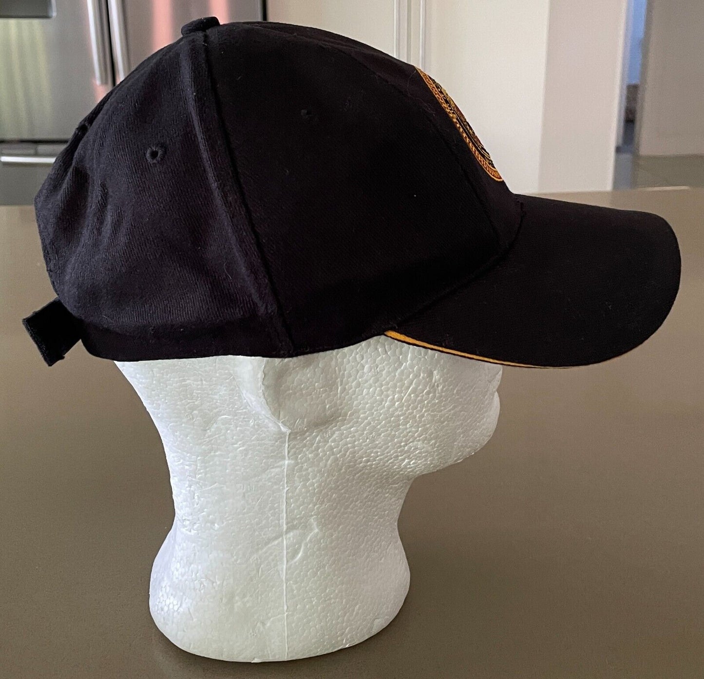 "8th National Veteran Motorcycle Rally 2011" Black Cap OSFA Embroidered Logo