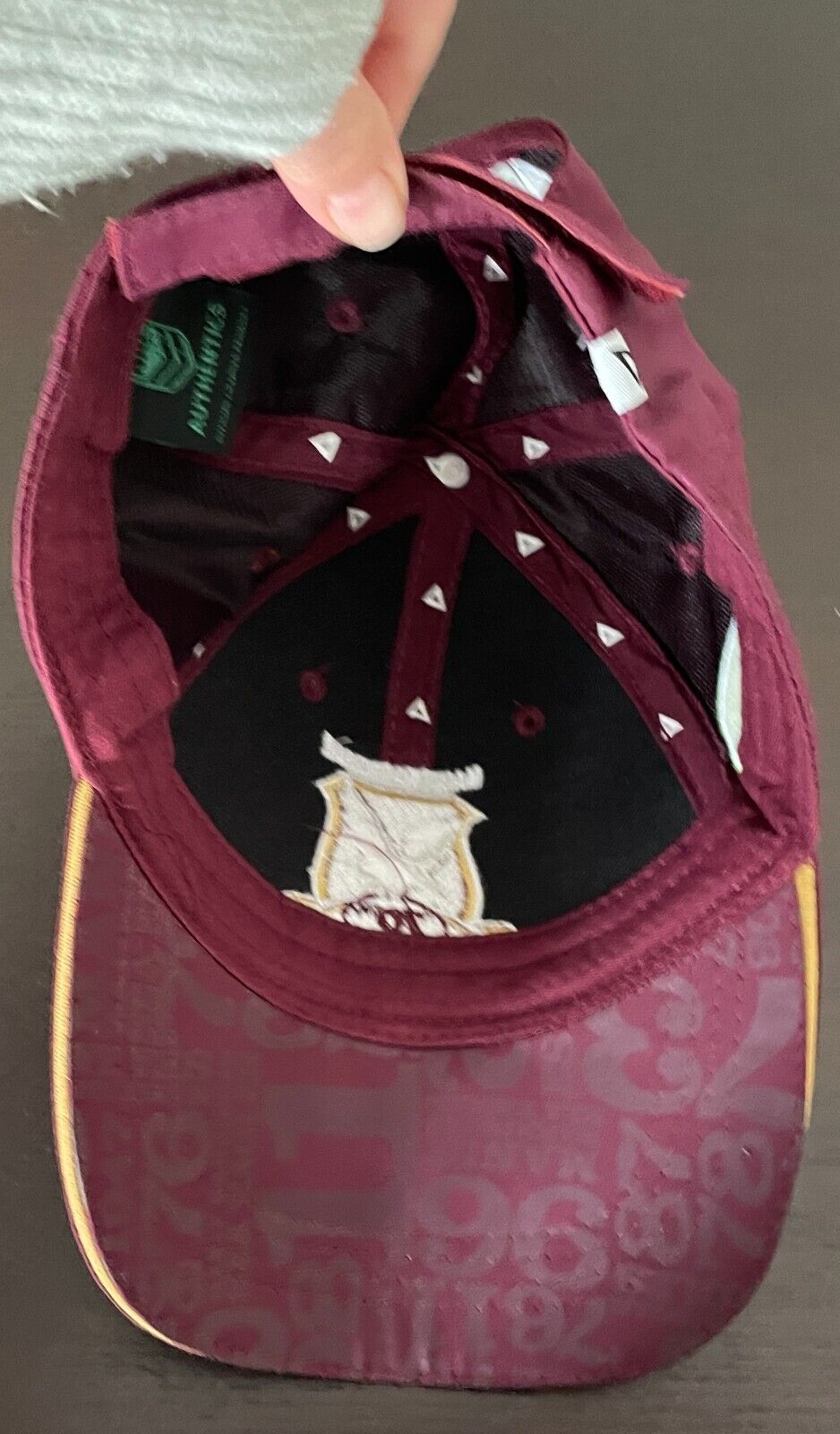 NRL MANLY WARRINGAH SEA EAGLES 70 Year 1947 - 2016 Cap Maroon 6 Panel Adjustable