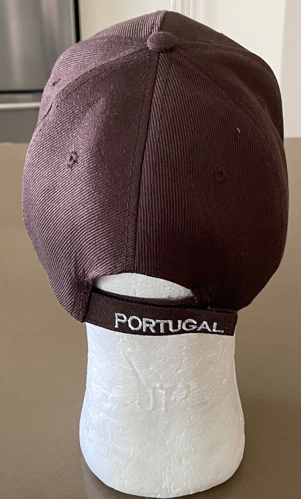 Unisex Brown & Yellow Trim Portugal & Flag Cap Size One Size