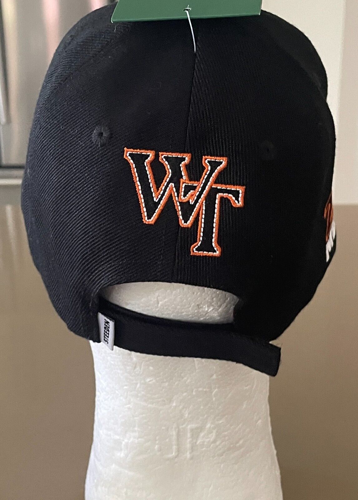 Fan Cap WEST TIGERS NRL Supporter Member 2021 Black Orange White Hook Loop NEW
