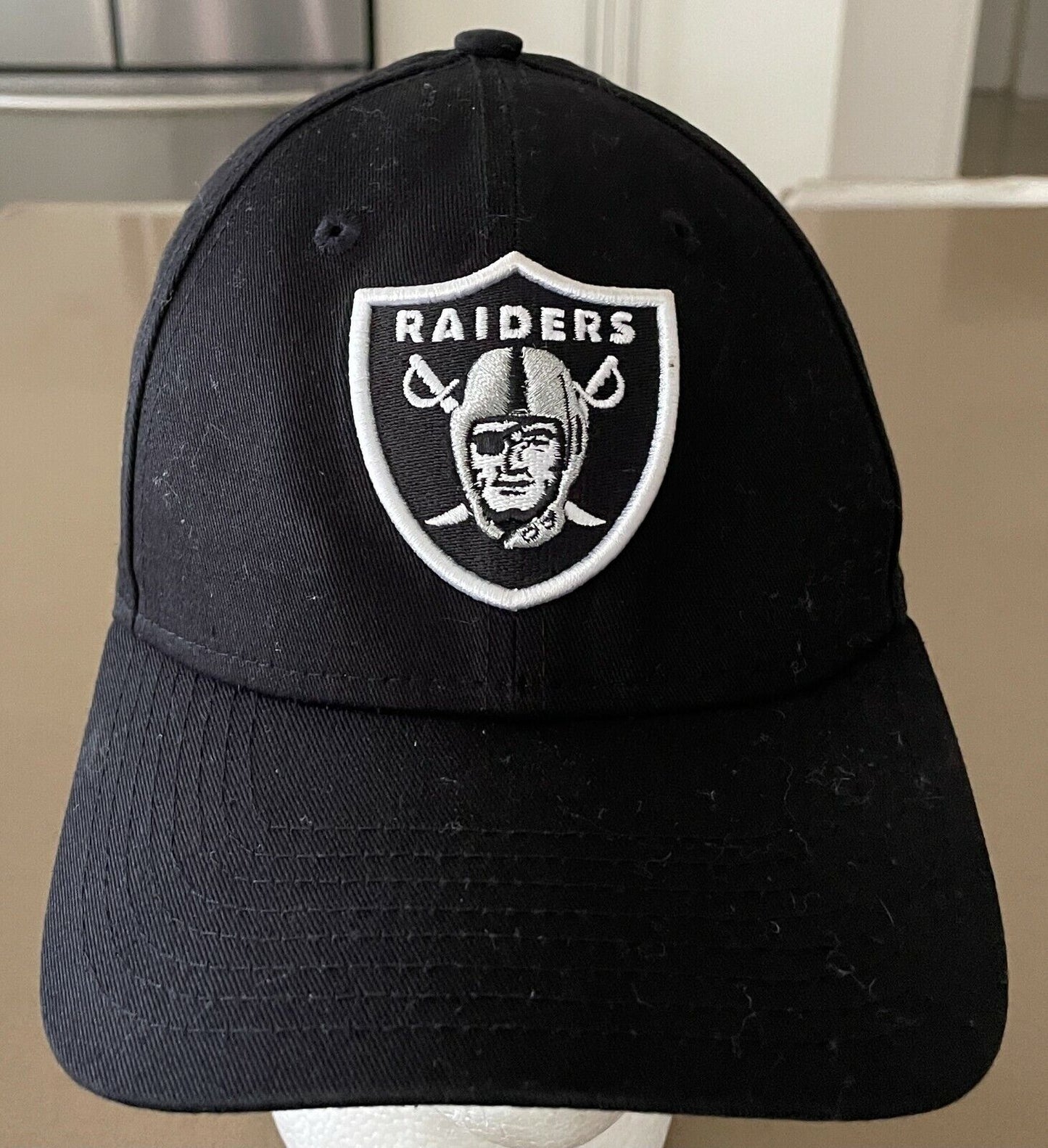 Cap NFL 9Forty NEW ERA Oakland Raiders Black & White CA40289 Baseball Hat NEW
