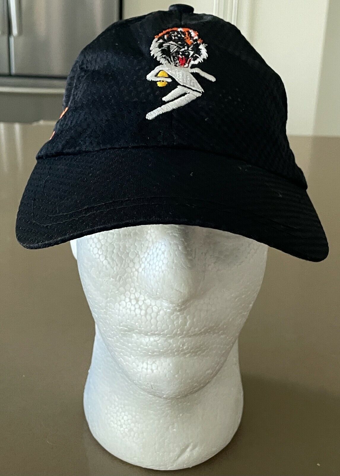 BALMAIN JUNIOR TOUCH REPRESENTATIVE Cap Black & Orange Strap Back  Hat One Size