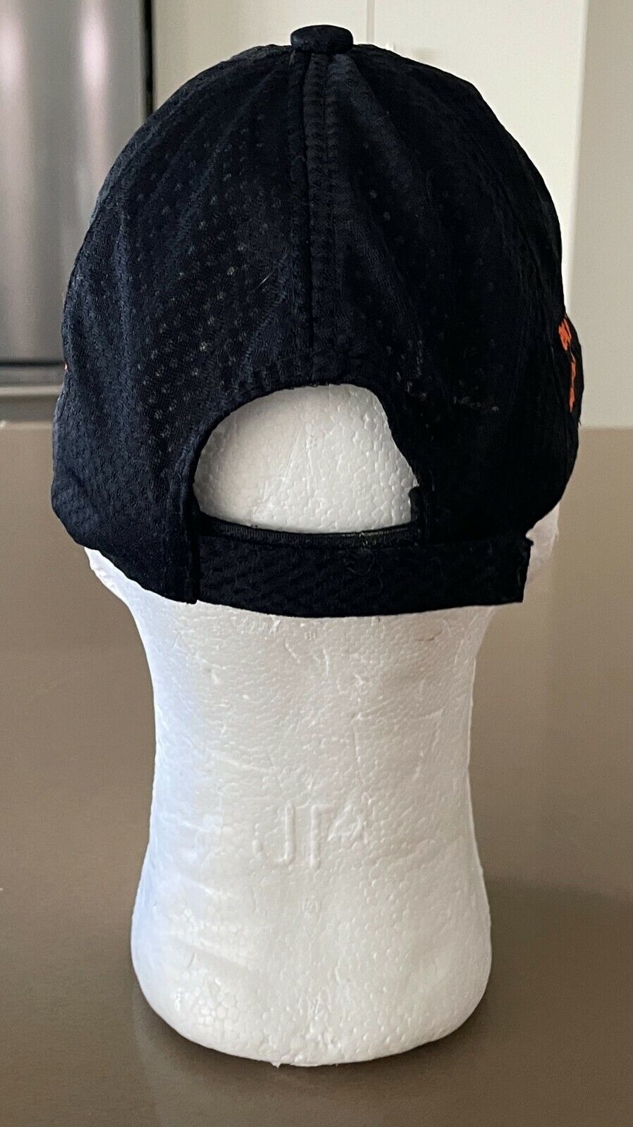 BALMAIN JUNIOR TOUCH REPRESENTATIVE Cap Black & Orange Strap Back  Hat One Size