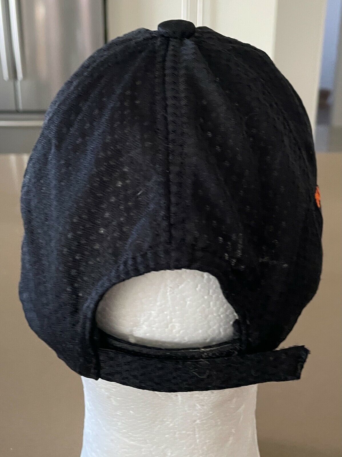 BALMAIN JUNIOR TOUCH REPRESENTATIVE Cap Black & Orange Strap Back  Hat One Size