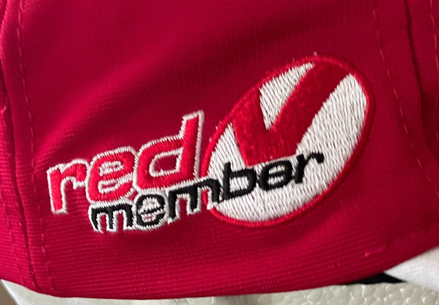 ST GEORGE ILLAWARRA DRAGONS Fan Cap Red V Member 2012 Red White Adjustable OSFM