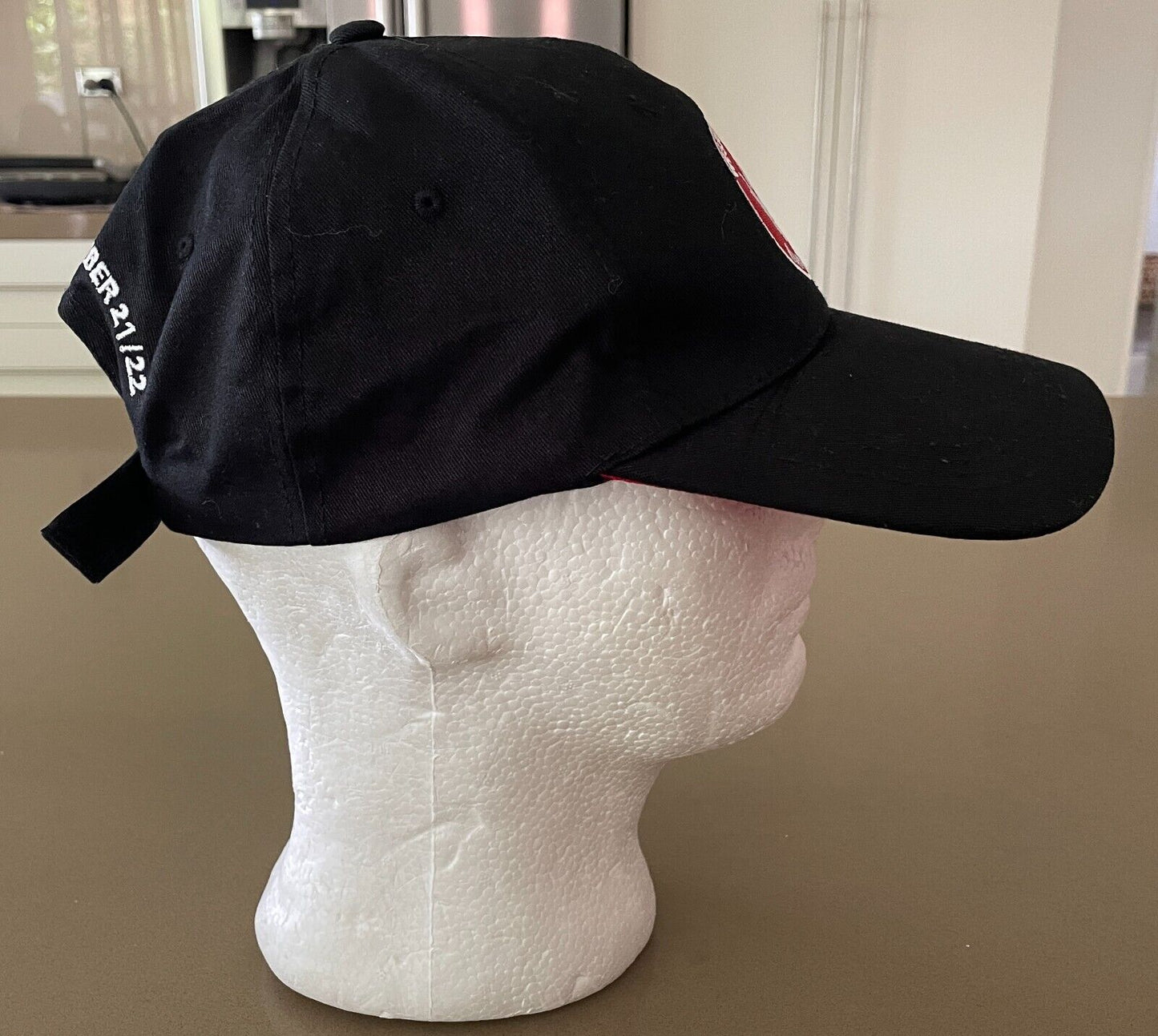 Fan Cap WESTERN SYDNEY WANDERERS Football Black Hat w Logo Adjustable