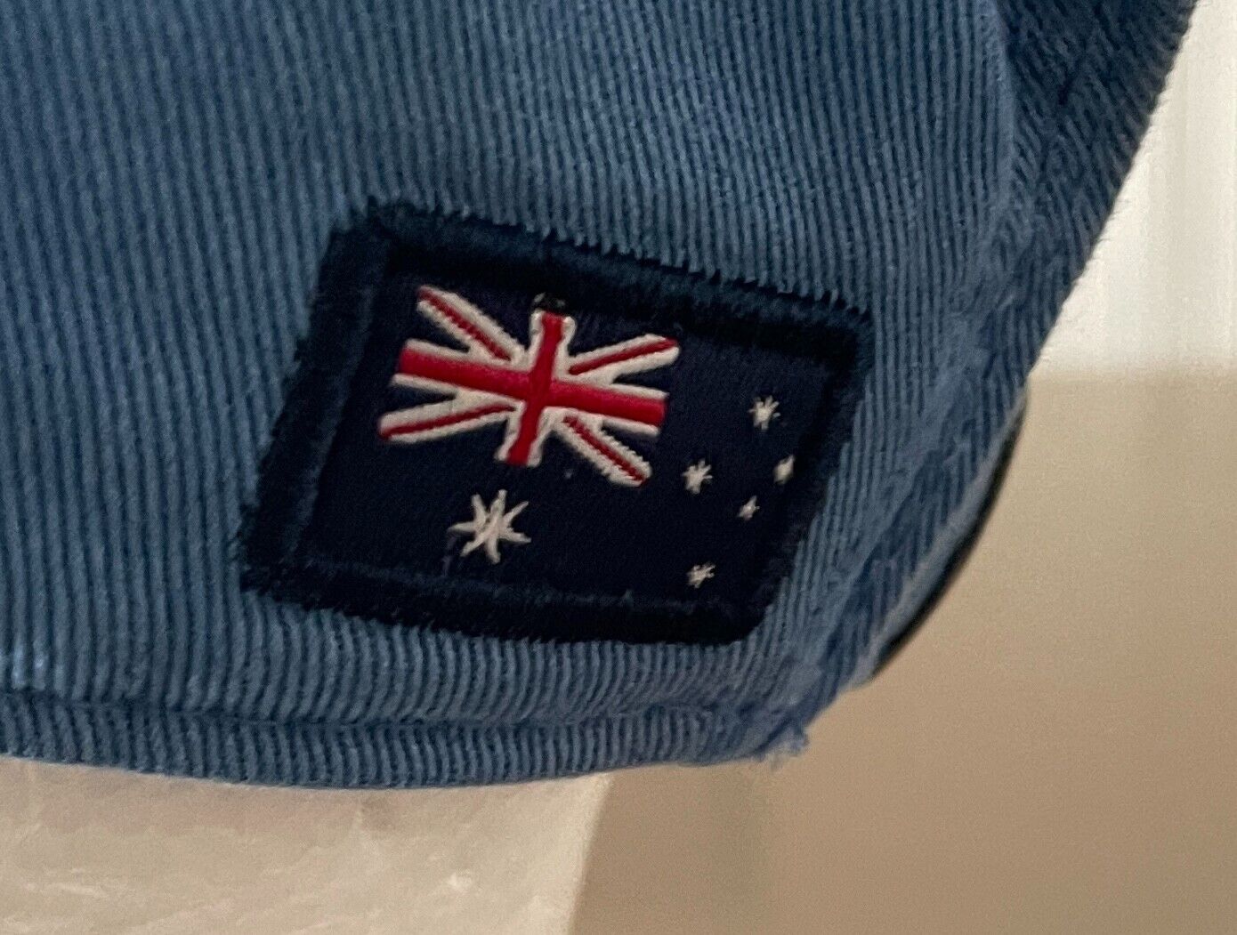 GAZMAN Baseball Cap Australia Logo Sky Blue Adjustable Metal Slider Aussie
