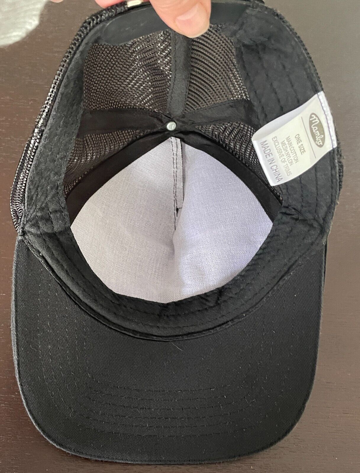 MAMBO Cap Hat "The Original 1984 Mambo Brand" Black Unisex  6 Panel Mesh