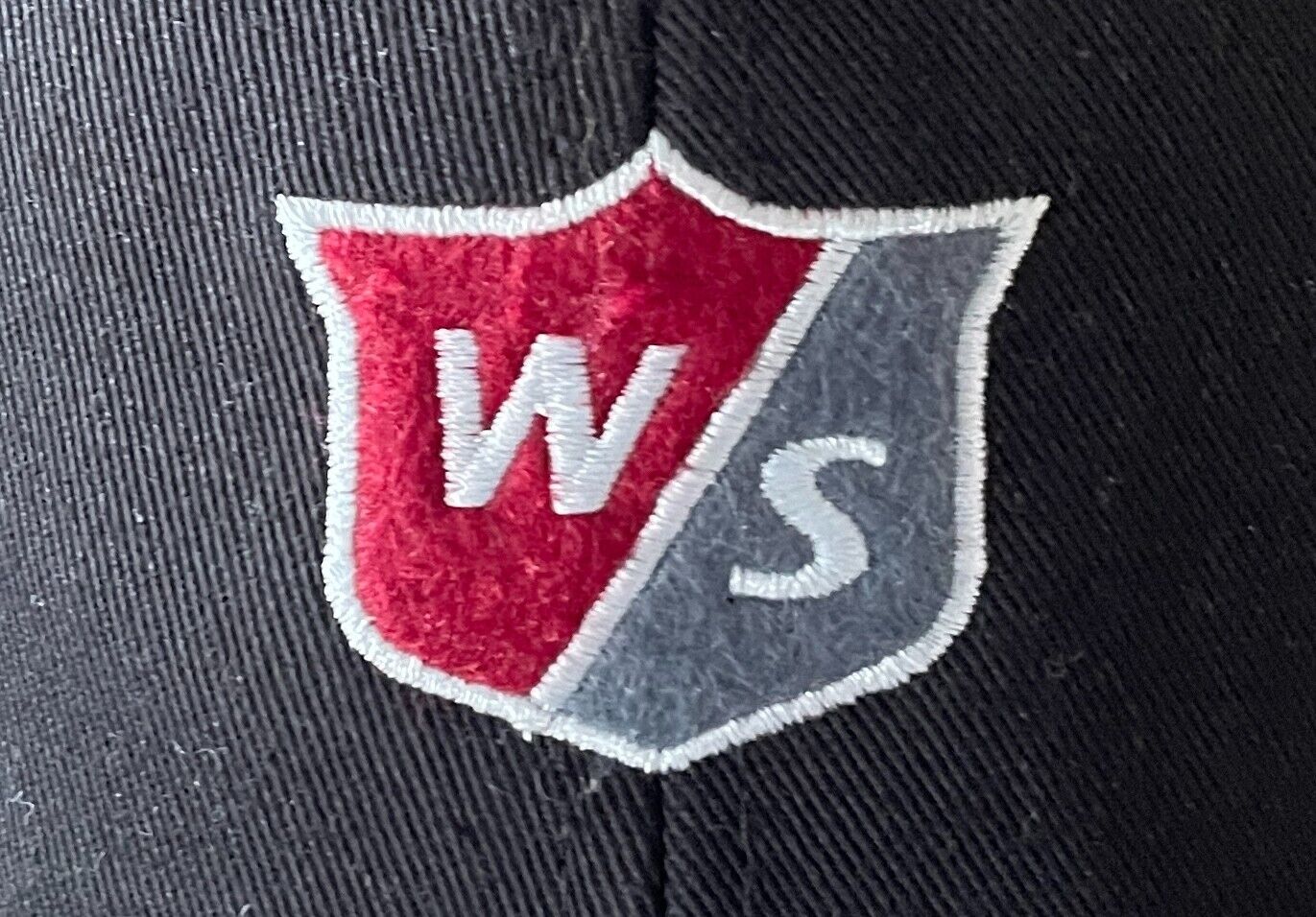 WILSON STAFF Black 6 Panel Cap Hat Logo's Adjustable 6 Panel Style Unisex OSFA