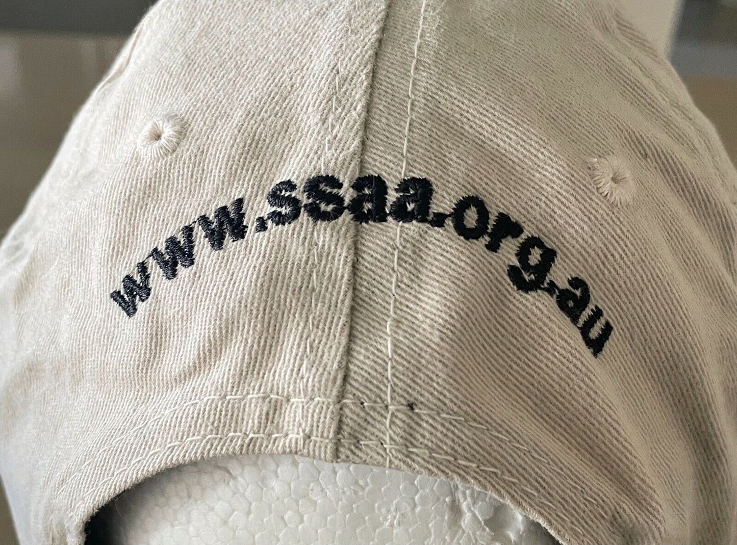 SSAA "Eat, Hunt, Sleep" Beige Baseball Style Cap  Hat One Size Unisex
