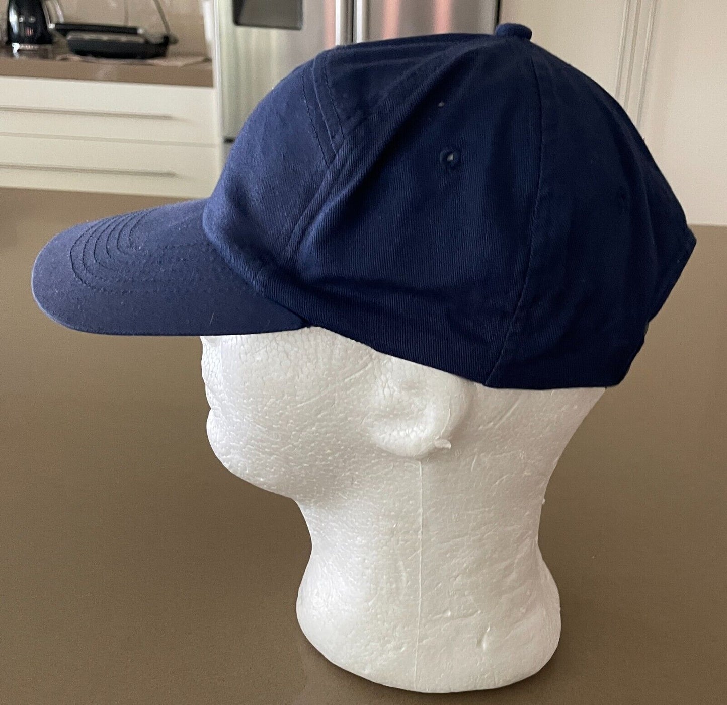 Shark and Surf Board Navy Blue Snap Back Cap with Embroidered  Novelty Size 56cm