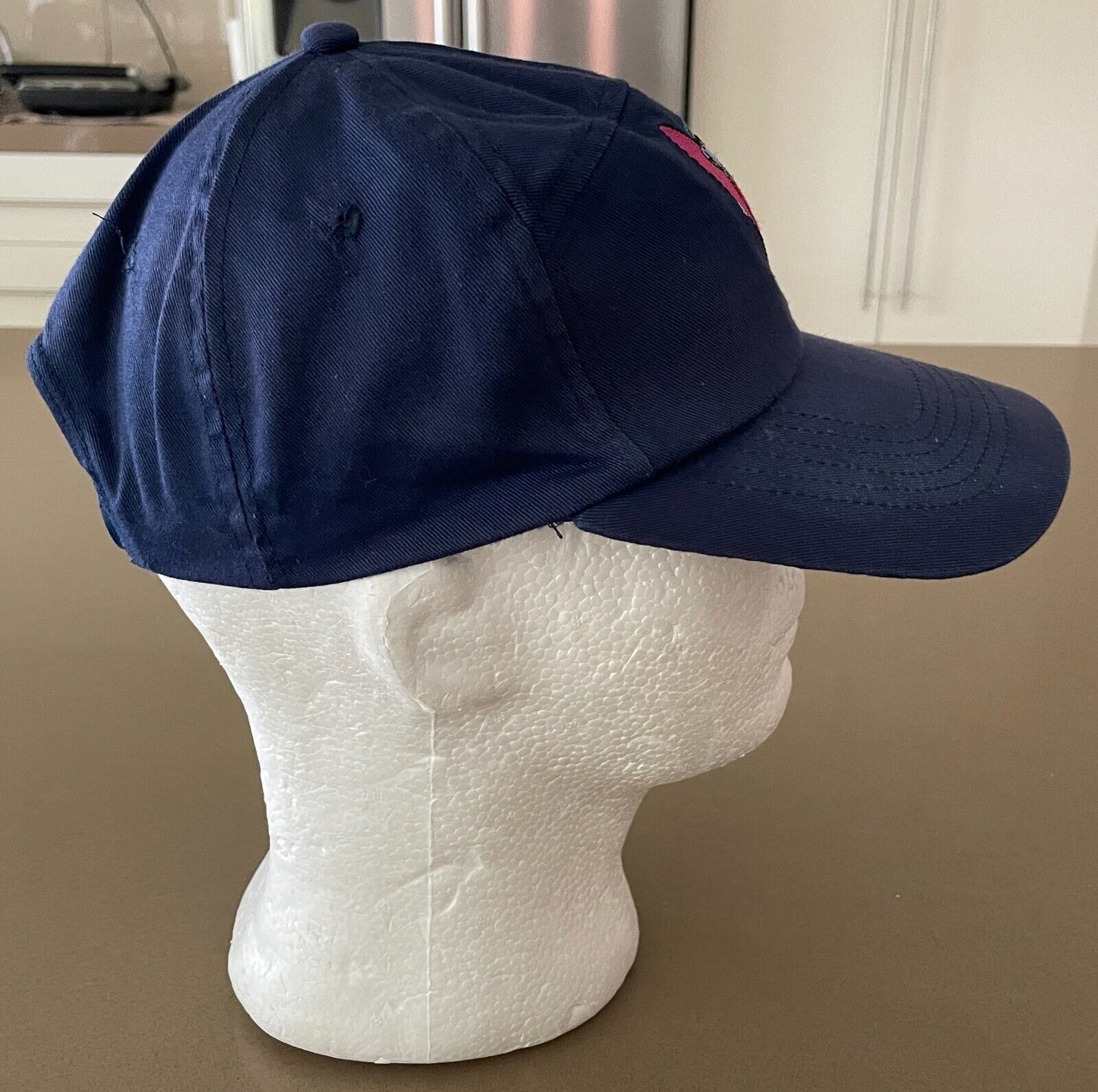 Shark and Surf Board Navy Blue Snap Back Cap with Embroidered  Novelty Size 56cm