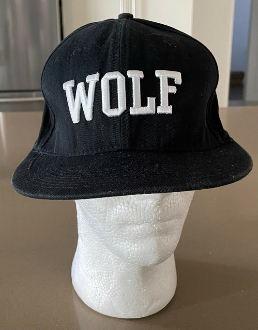 59FIFTY New Era "Wolf" Cap Cat Black Hook Loop Hat Unisex One Size Flat Bill