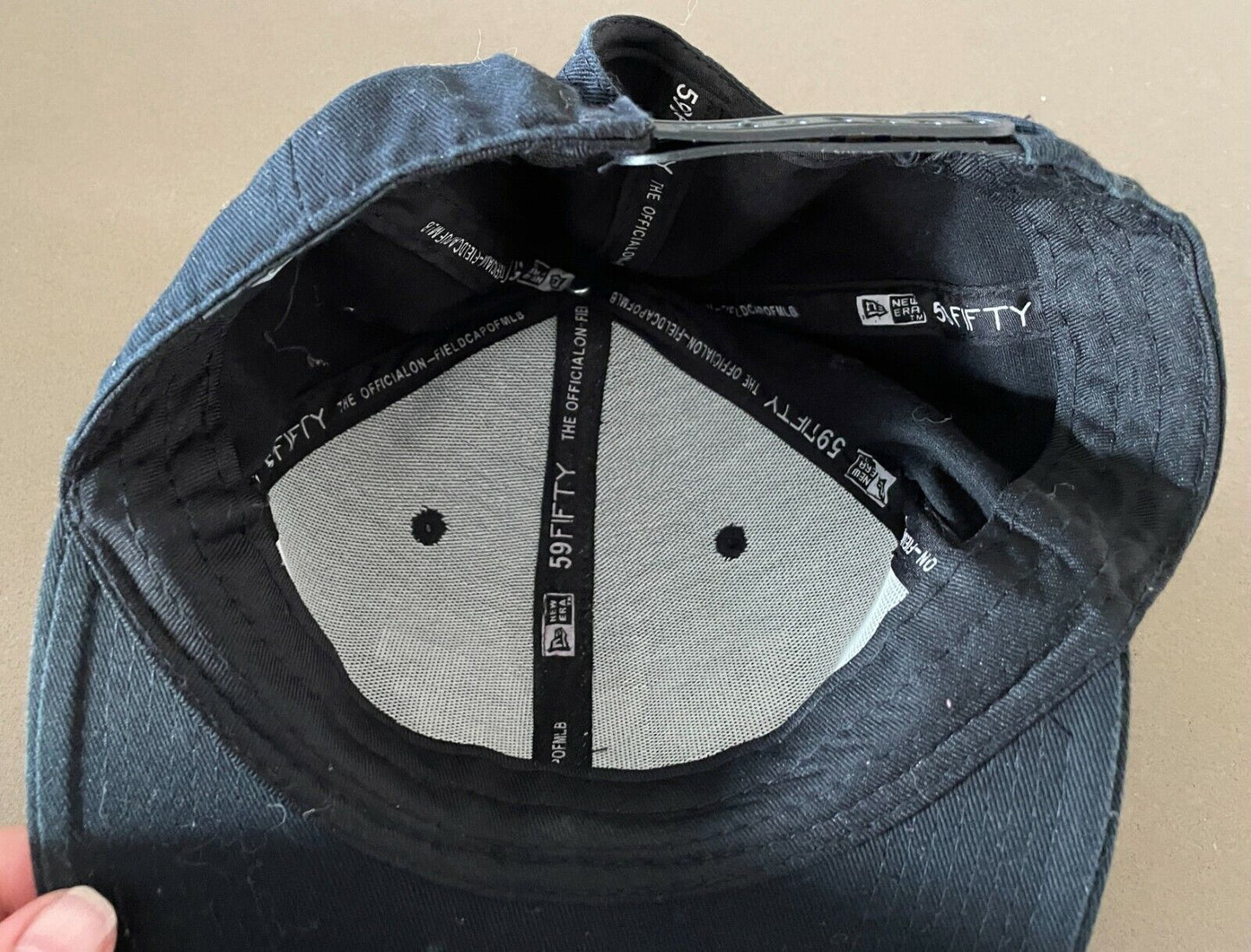 59FIFTY New Era "Wolf" Cap Cat Black Hook Loop Hat Unisex One Size Flat Bill