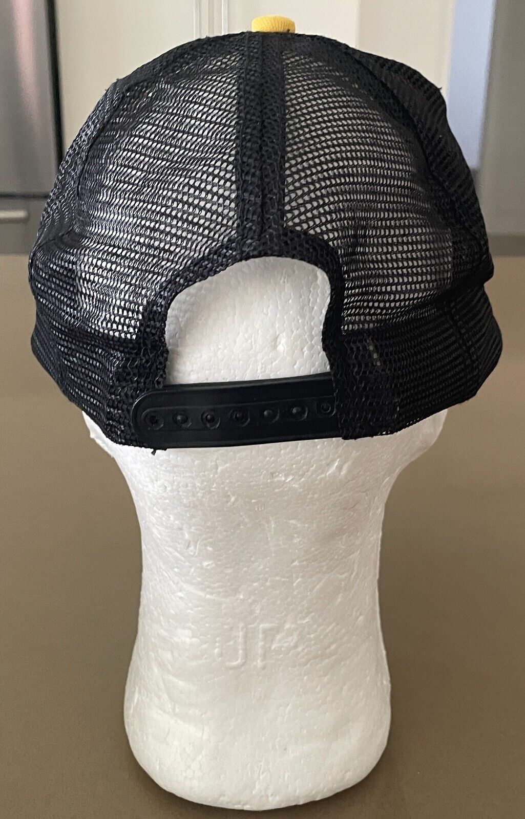 BUNDABERG RUM Snap Back Truckers Hat Yellow Black  Cap Mesh Back Bundy Bear Rum