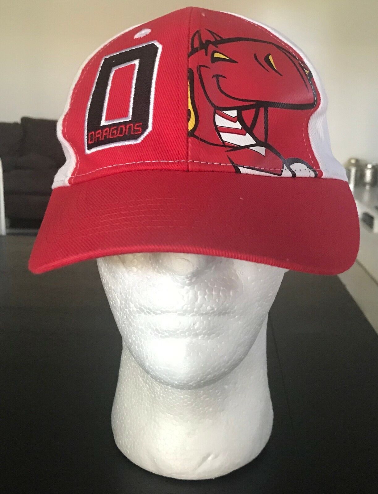 Fan Cap ST GEORGE ILLAWARRA DRAGONS NRL Supporter Red White Hat Trucker Football