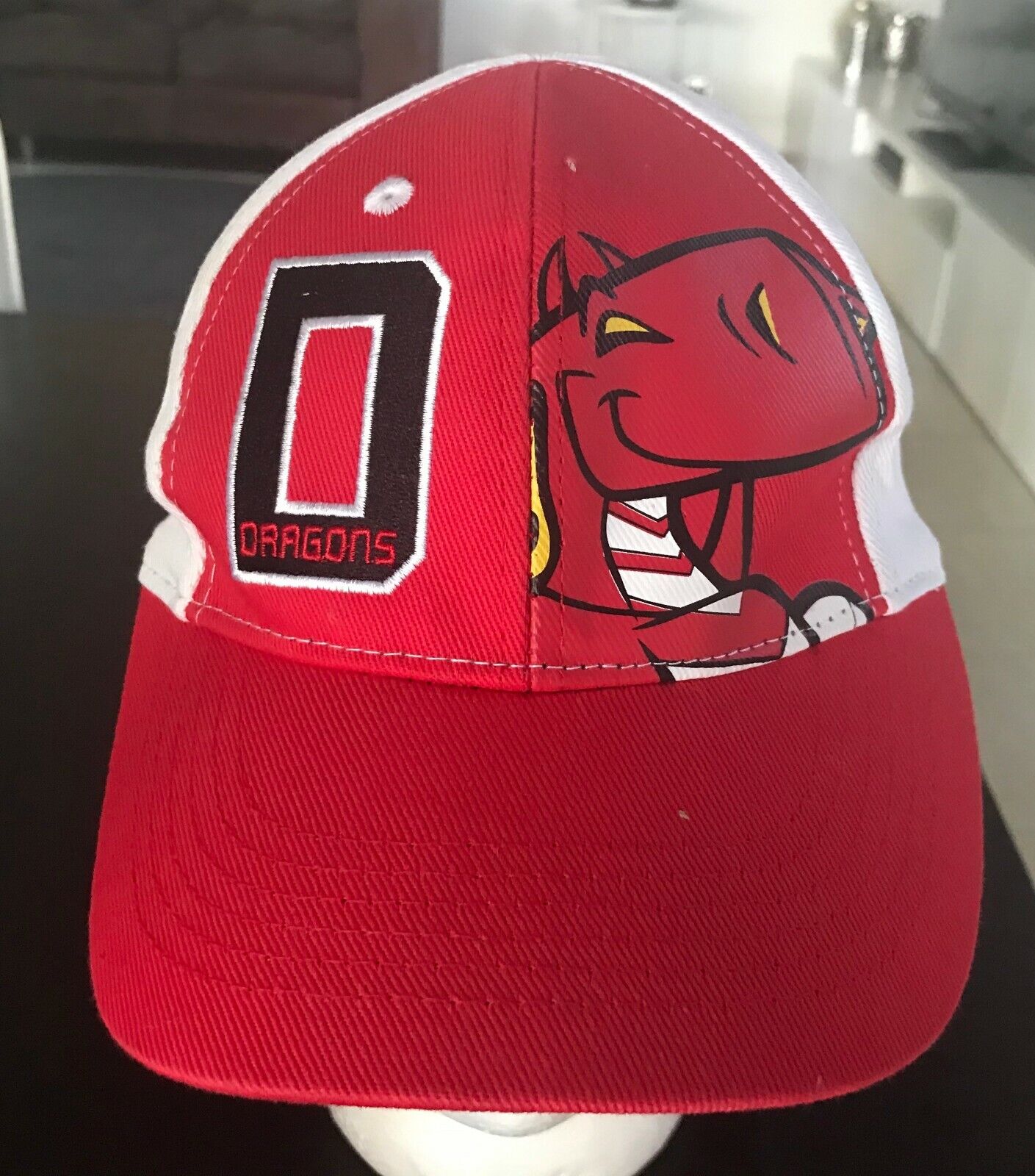 Fan Cap ST GEORGE ILLAWARRA DRAGONS NRL Supporter Red White Hat Trucker Football