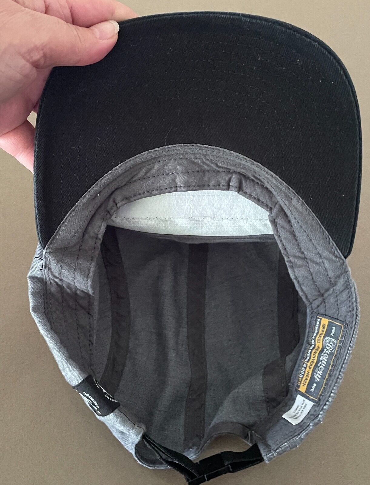 BROTHERS CASCADIA  BREWING Vancouver WA Grey Logo Cap/Hat Adjustable One Size