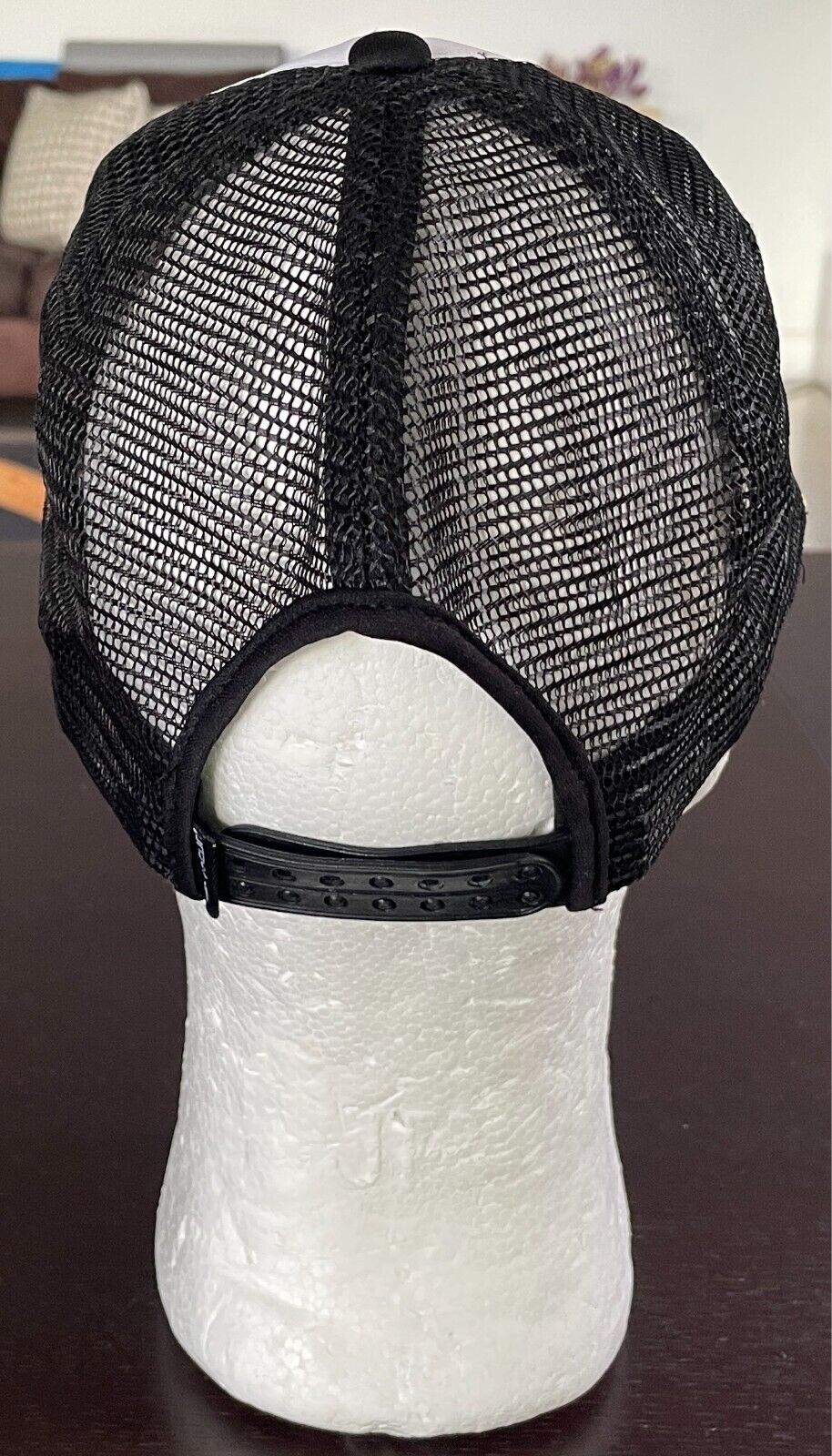 RIPCURL Cap Hat Black Unisex Snapback OSFA 6 Panel Mesh Back Gold Cord Trim