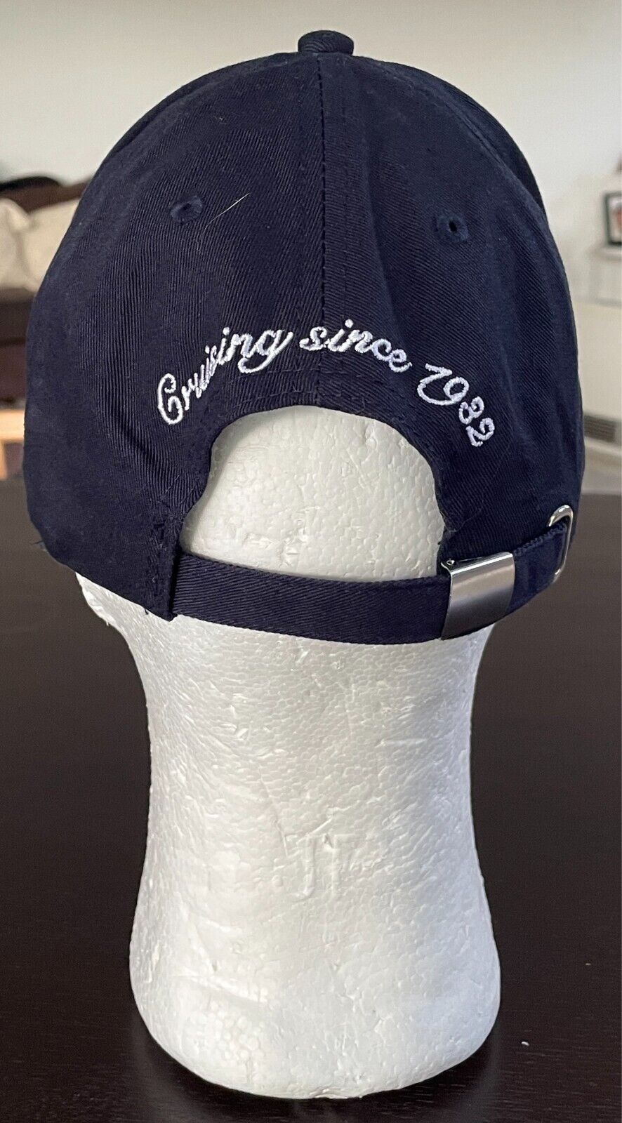 P&O Cruises Cap Hat Curved Bill Navy & White Logo Unisex One Size Cotton NEW