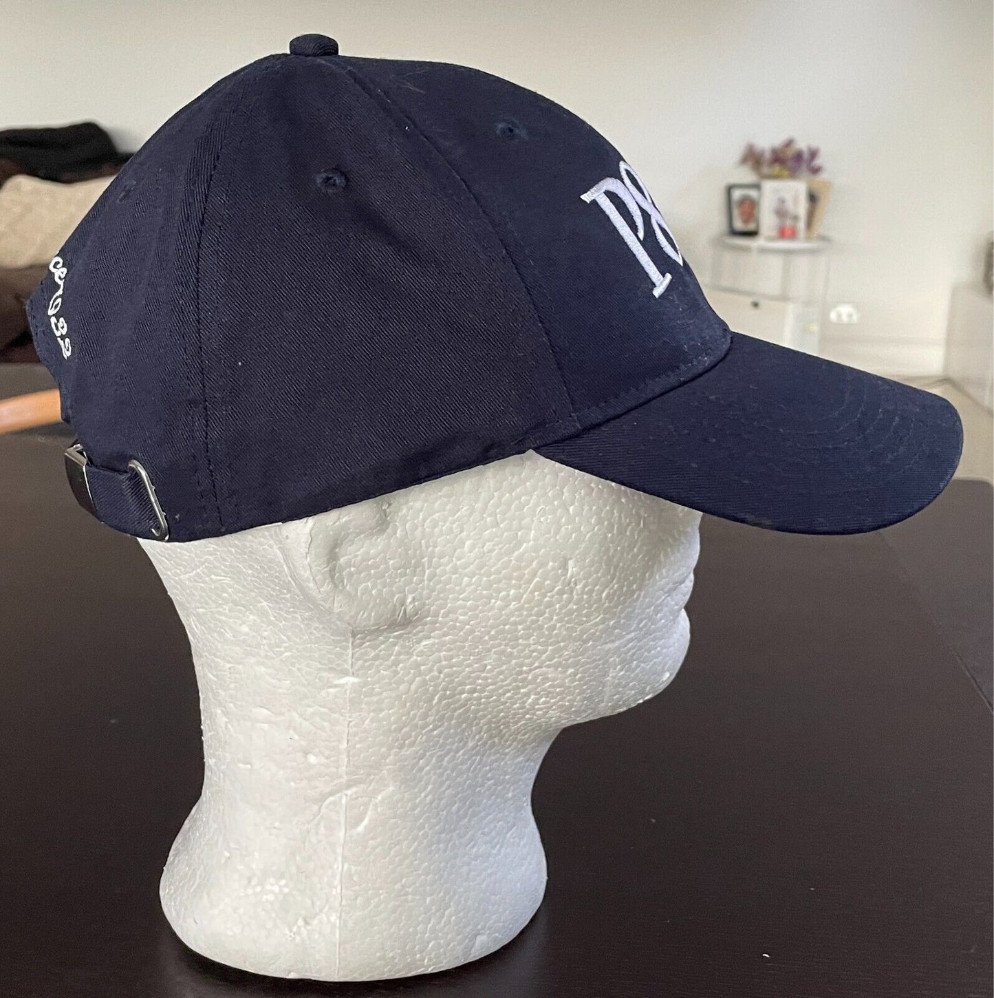 P&O Cruises Cap Hat Curved Bill Navy & White Logo Unisex One Size Cotton NEW