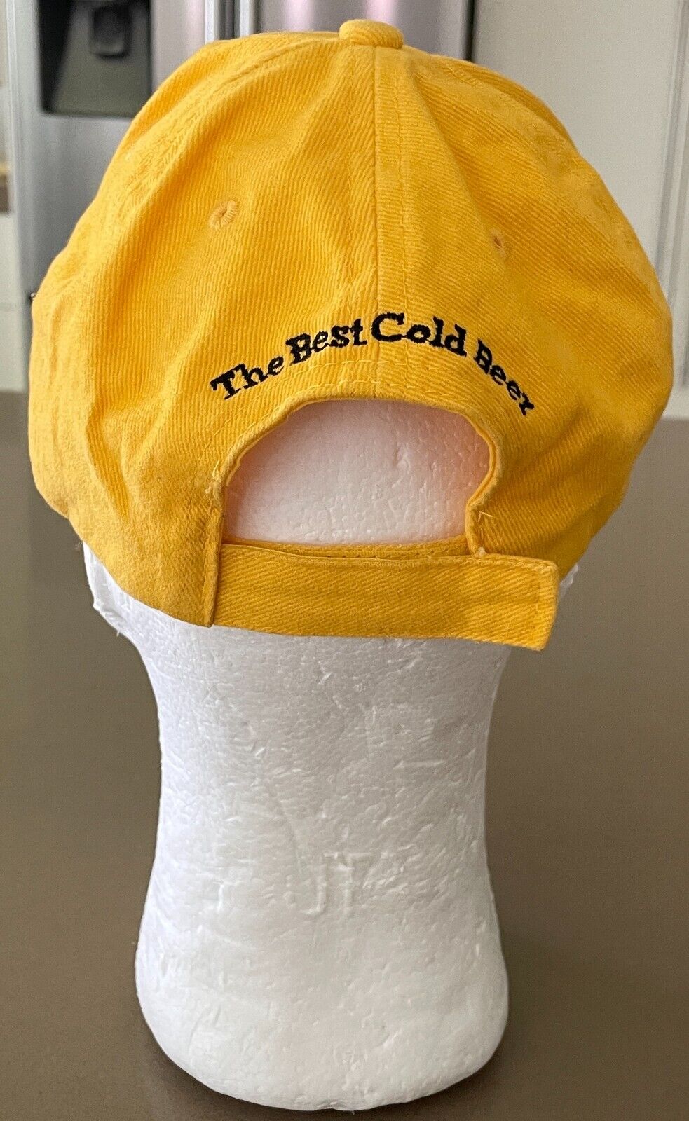 Cap VB Hat Mid Stretch Lager Yellow Adjustable OSFA Embroidered Logo Beer Ale