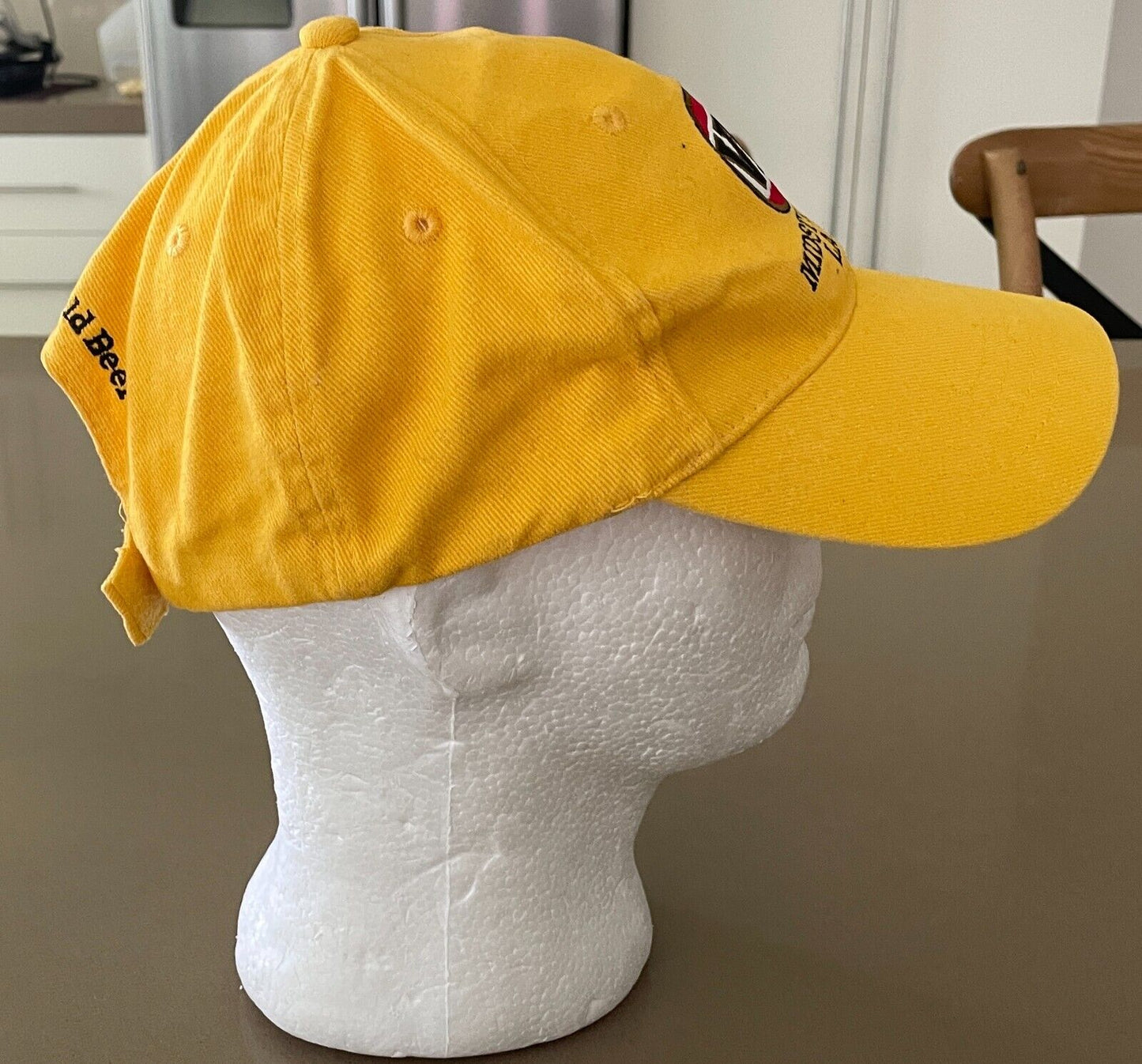 Cap VB Hat Mid Stretch Lager Yellow Adjustable OSFA Embroidered Logo Beer Ale
