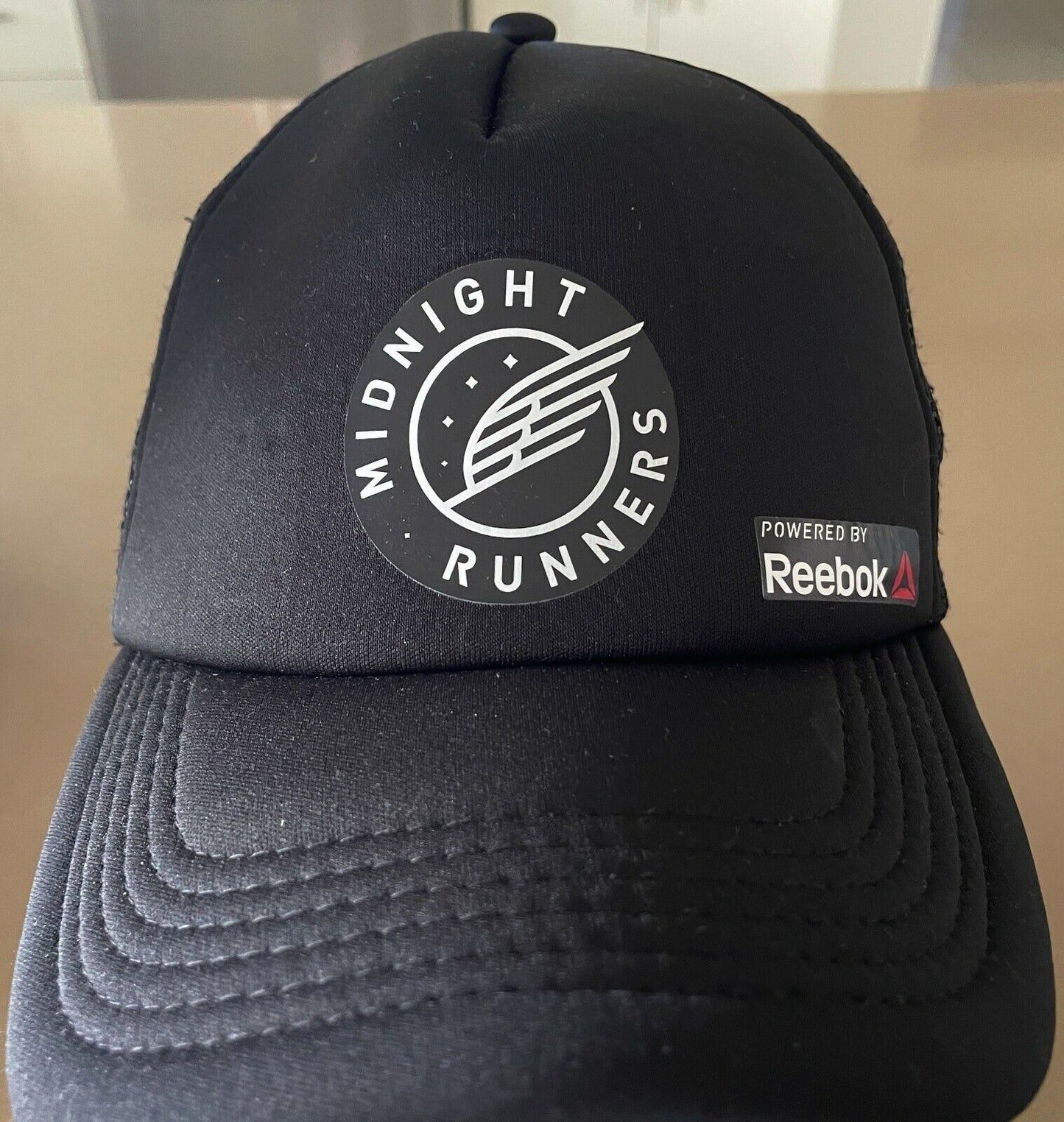 Unisex "Midnight Runners" Black Snap Back Truckers Mesh Back Cap Hat One Size