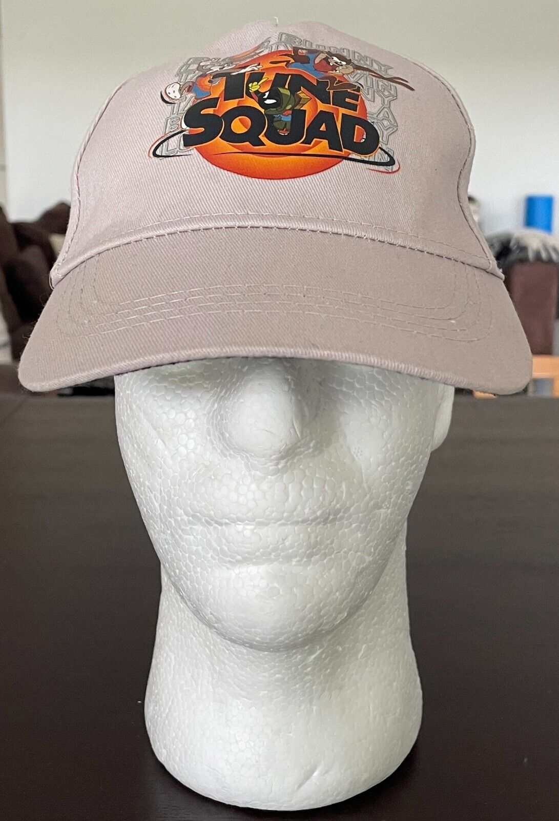 SPACE JAM TUNE SQUAD Cap Hat Beige 6 Panel Adjustable OSFA