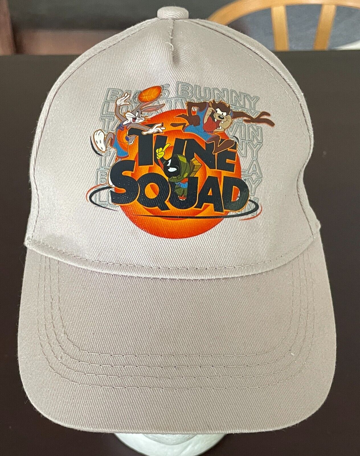 SPACE JAM TUNE SQUAD Cap Hat Beige 6 Panel Adjustable OSFA