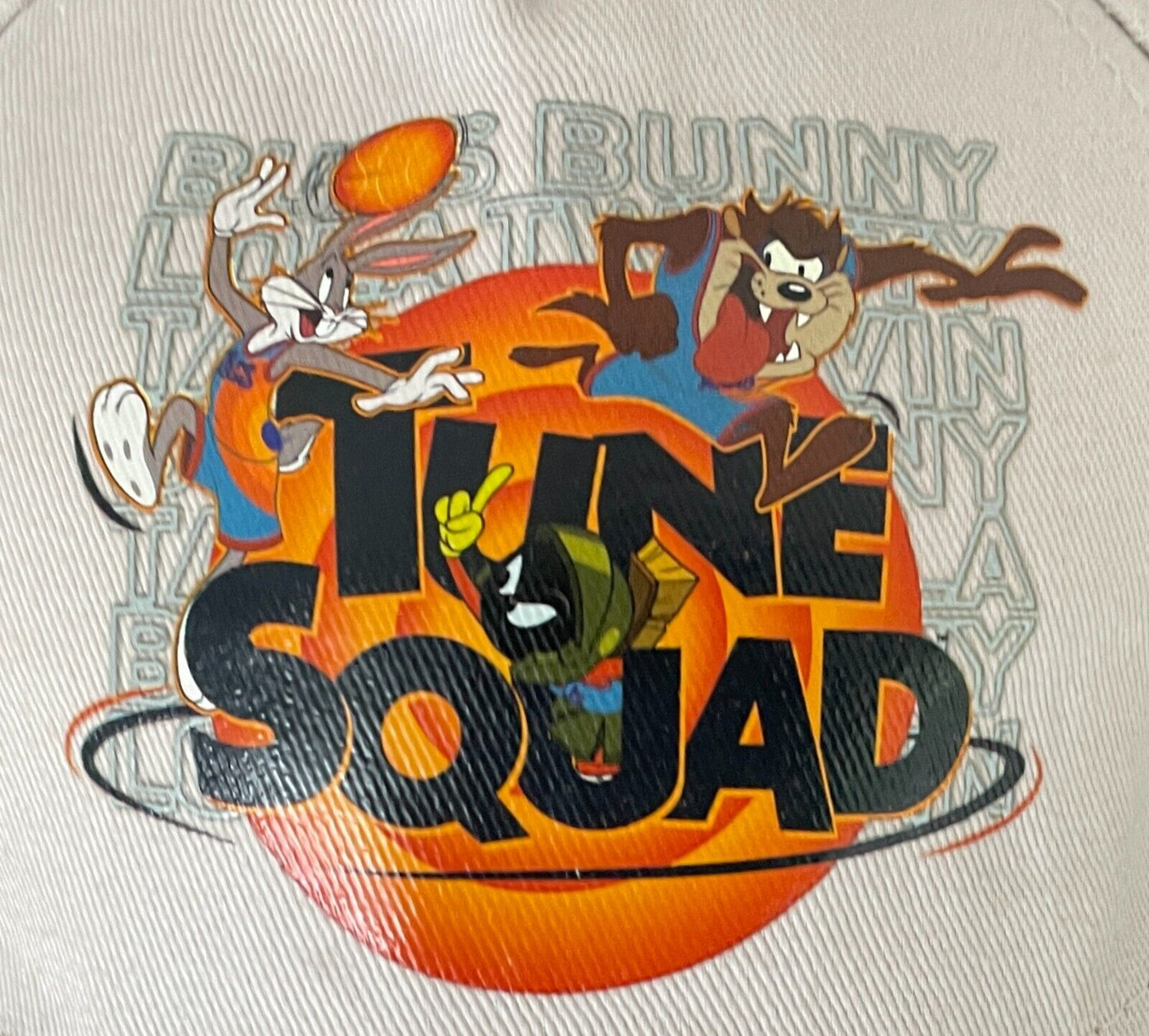 SPACE JAM TUNE SQUAD Cap Hat Beige 6 Panel Adjustable OSFA