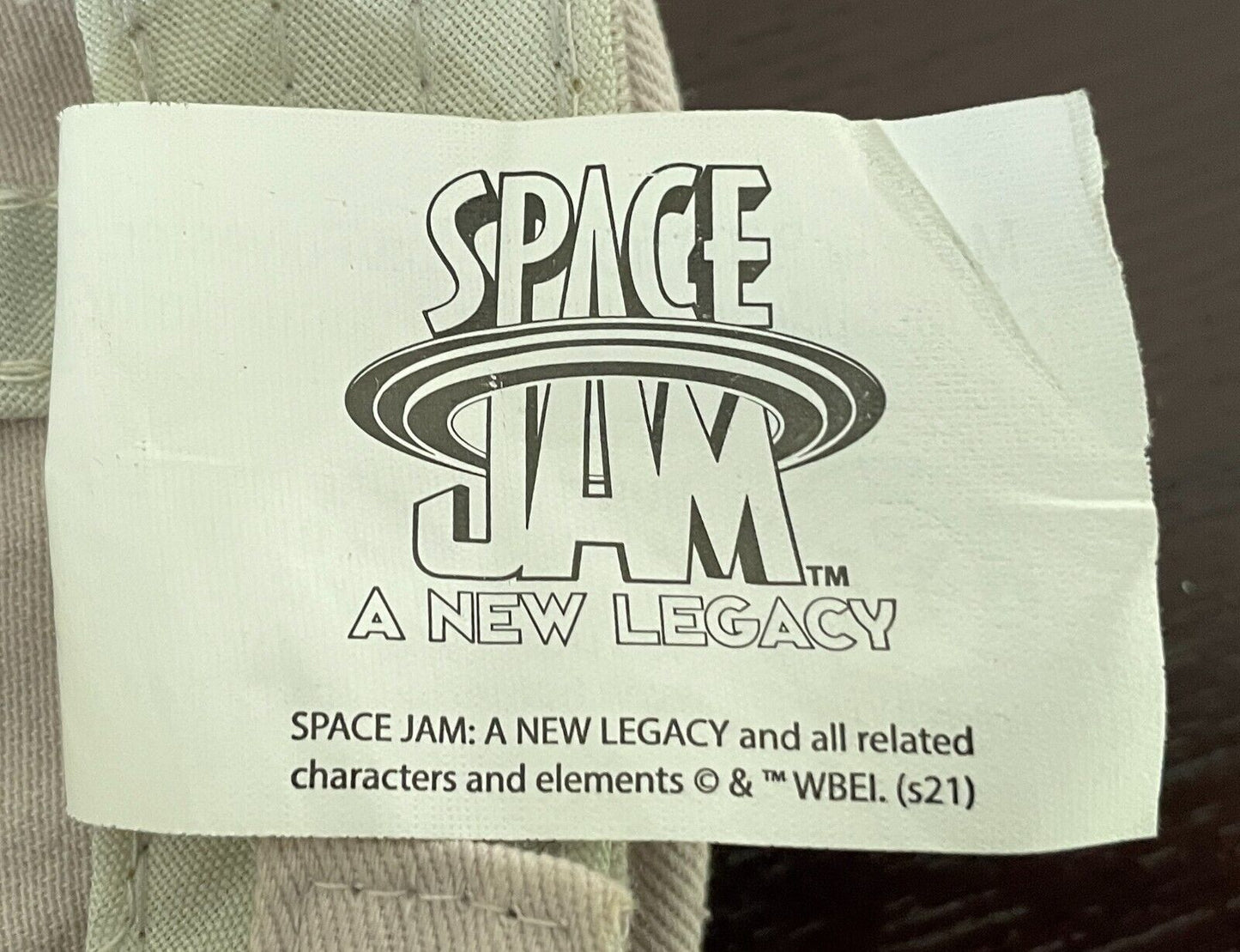 SPACE JAM TUNE SQUAD Cap Hat Beige 6 Panel Adjustable OSFA