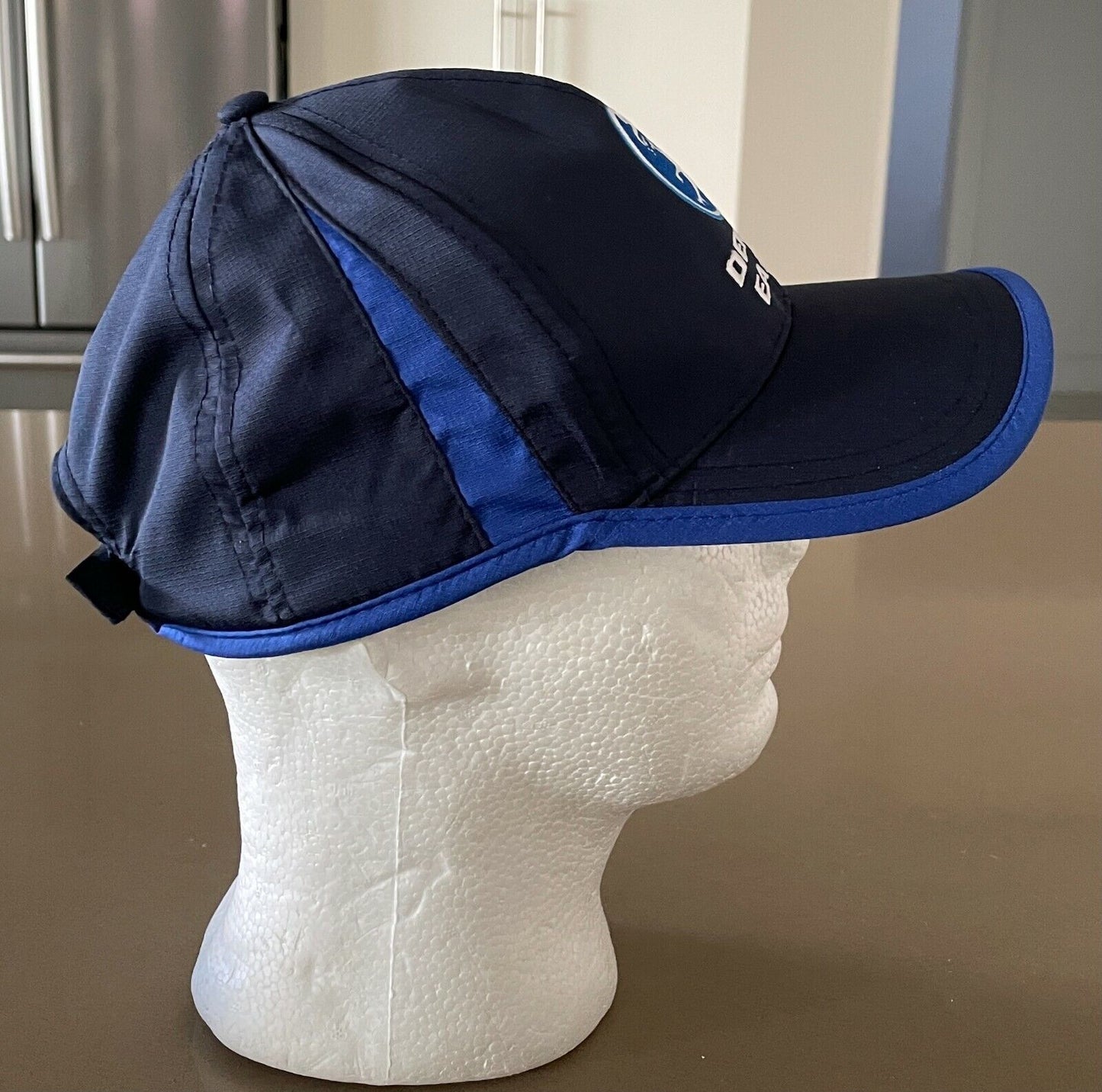 " Dennis Eagle " Navy Blue Adjustable Baseball Cap One Size Curve Brim Hat