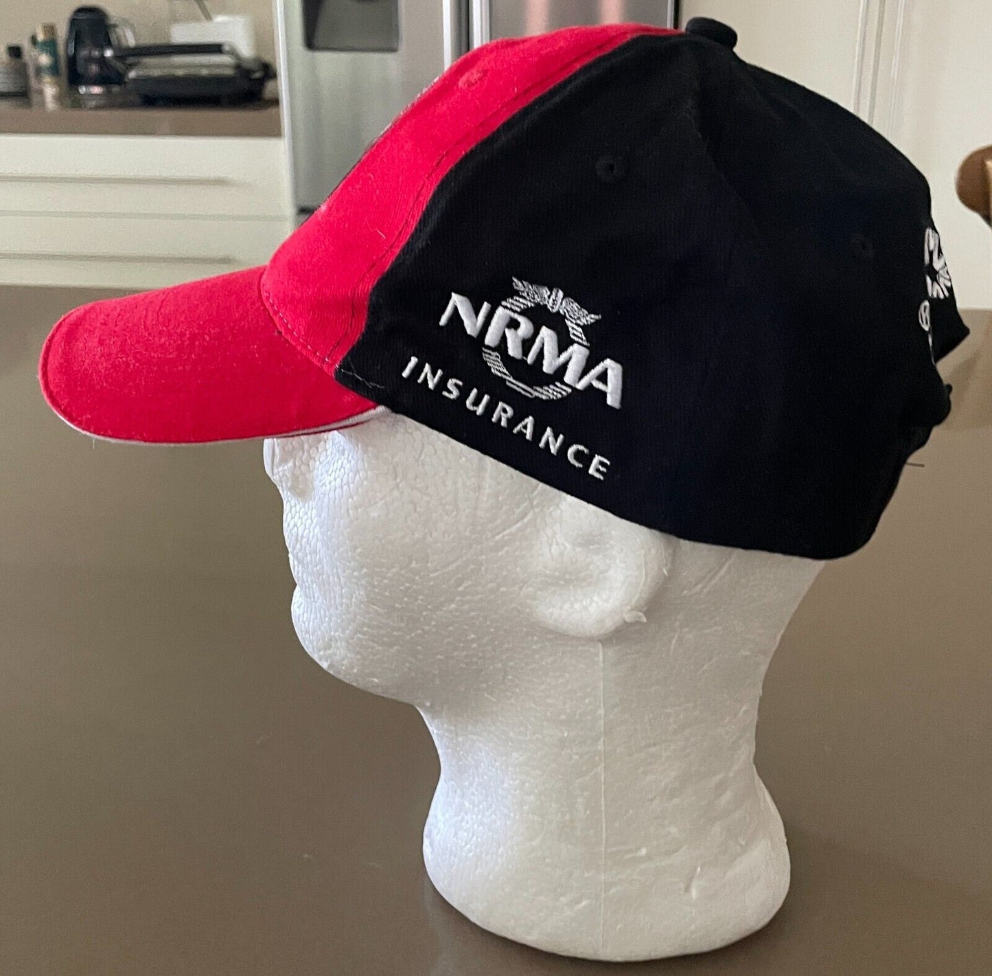Fan Cap WESTERN SYDNEY WANDERERS Black White Red Member 14 15 HAT Logo NEW