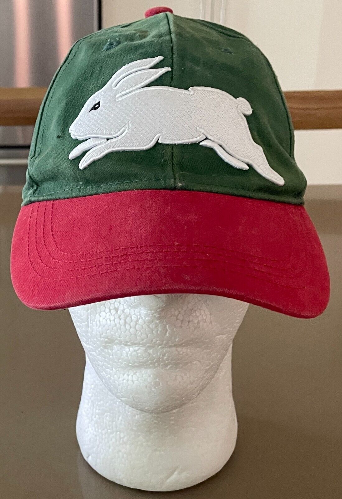 Fan Cap SOUTH SYDNEY RABBITOHS Green Red White Member 2017 Hat Embroidered Logo
