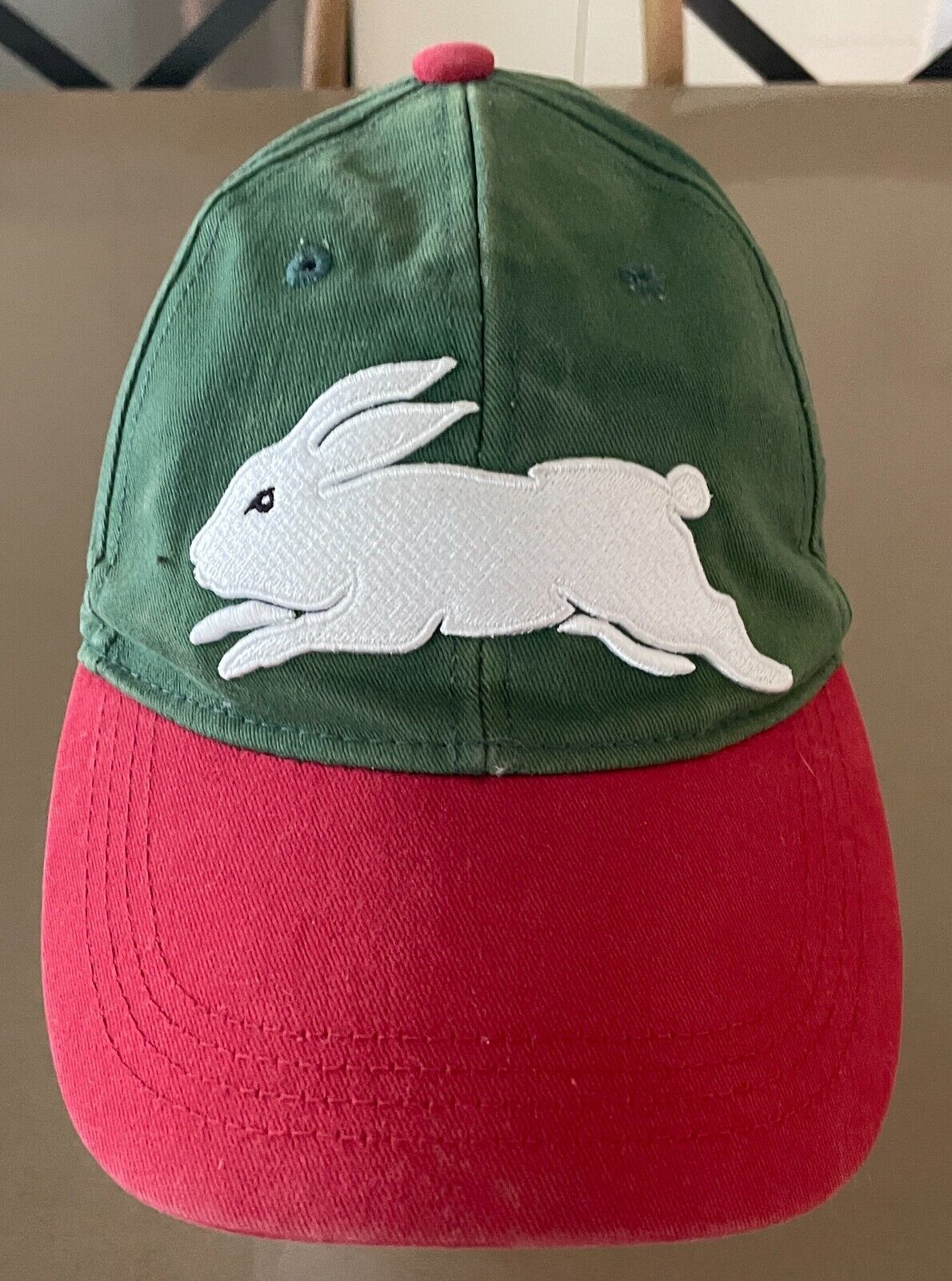 Fan Cap SOUTH SYDNEY RABBITOHS Green Red White Member 2017 Hat Embroidered Logo