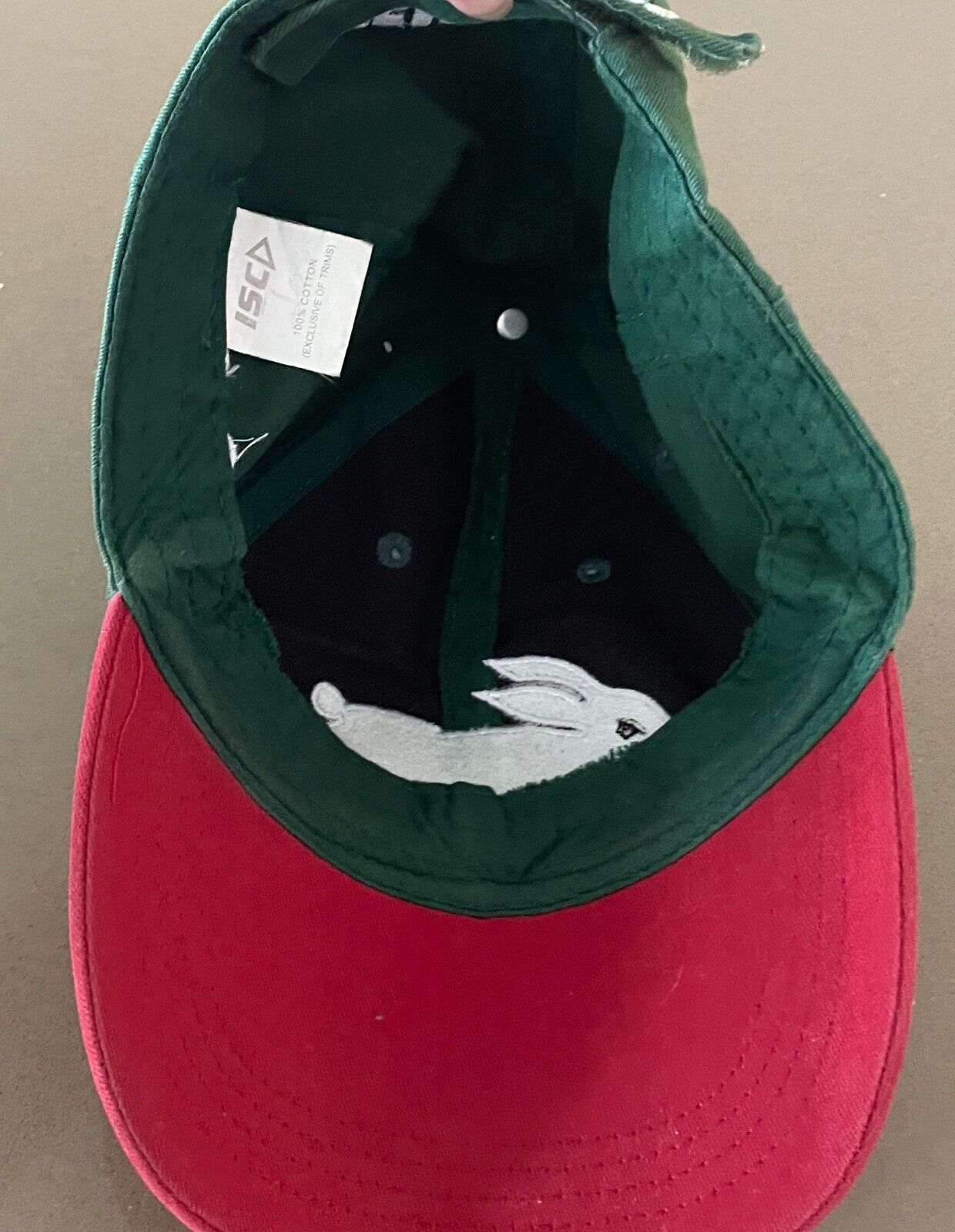 Fan Cap SOUTH SYDNEY RABBITOHS Green Red White Member 2017 Hat Embroidered Logo