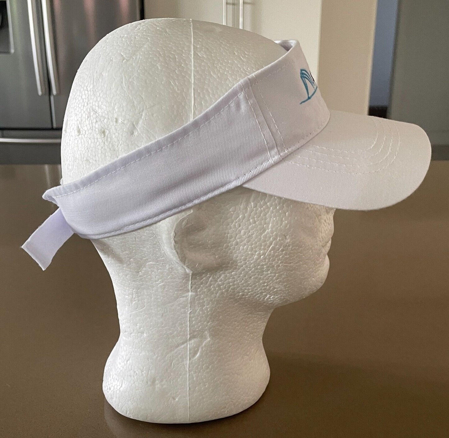 SAIL SYDNEY Brim Cap White Visor Adjustable Sun Hat NSW Sydney Tourist Tourism