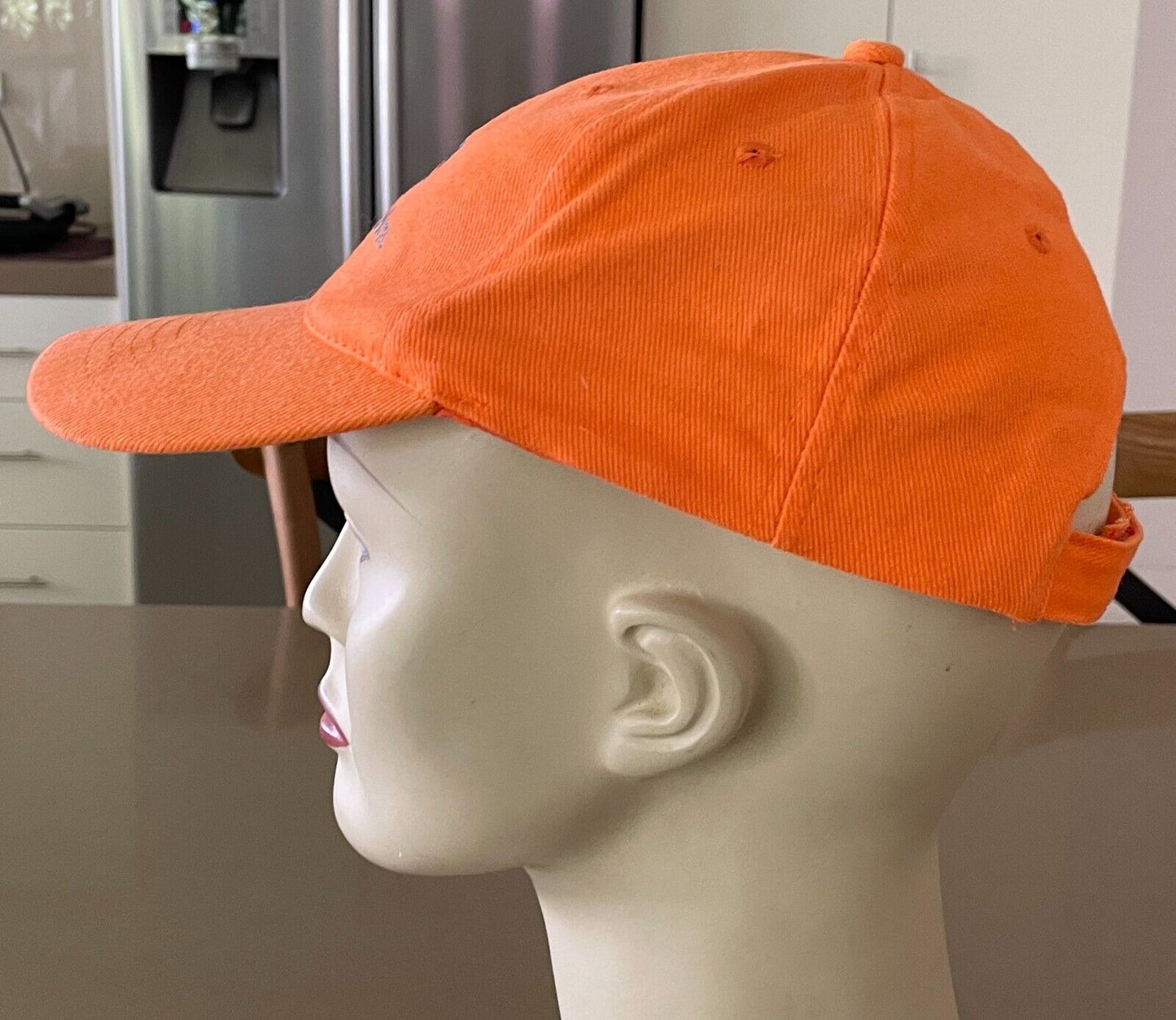 Cap SUNRISE BEACH HOTEL Orange Adjustable One Size Embroidered Logo