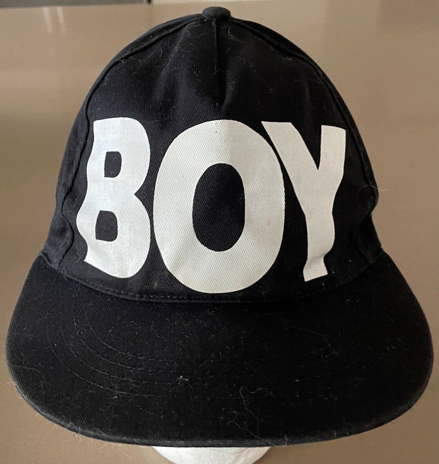 "BOY" Back Cap Baseball Cap Adjustable One Size Flat Bill Brim Unisex Hat