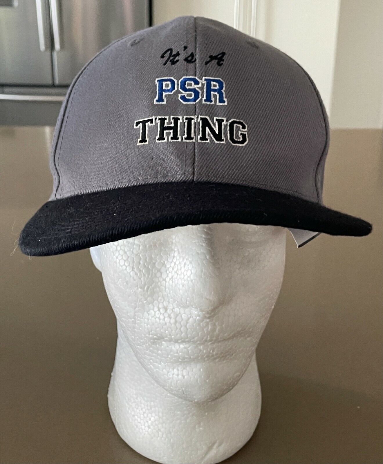 Perisher "It's A PSR THING" Cap Grey & Black Adjustable Baseball Hat One Size