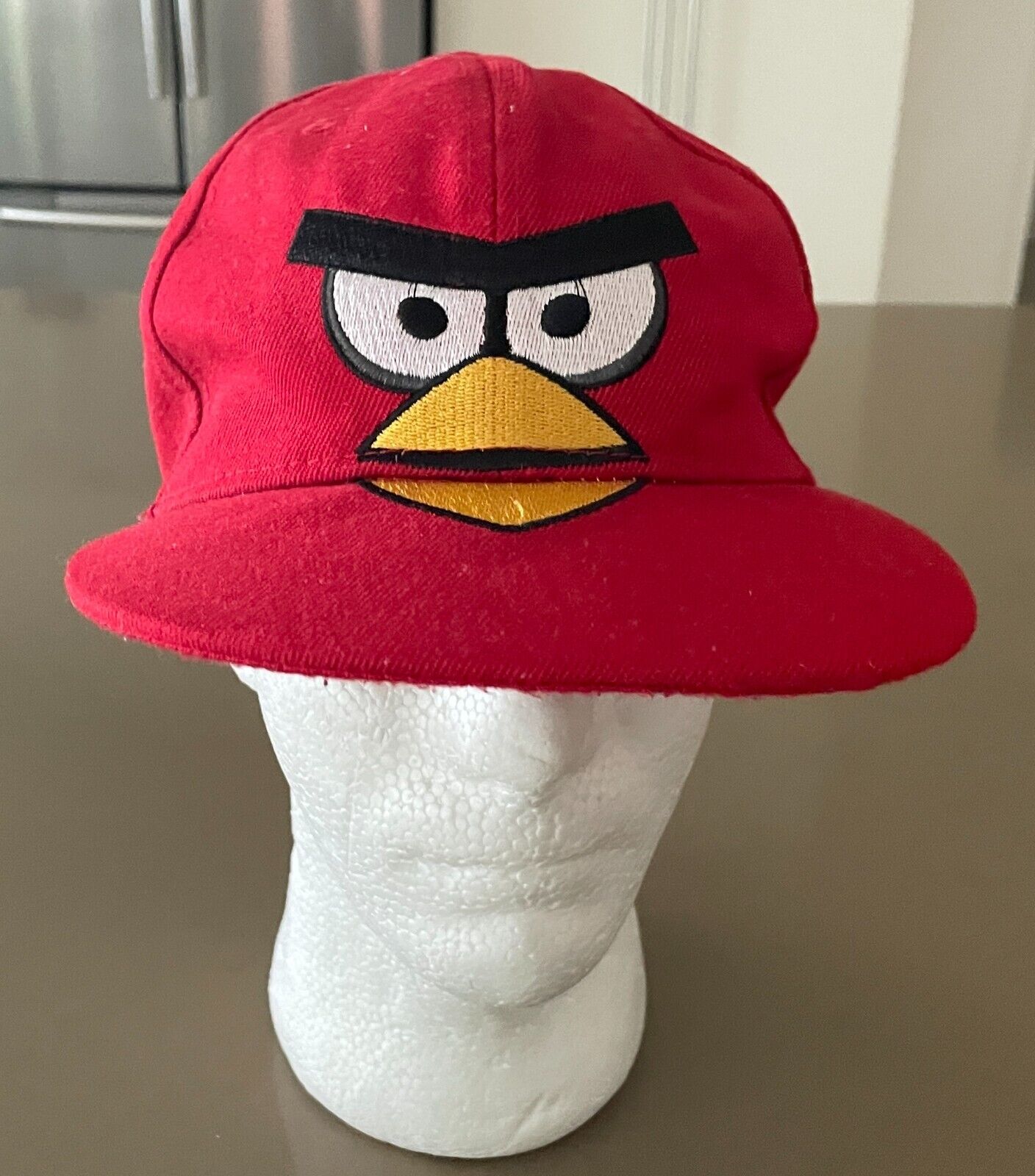 Cap USA "ANGRY BIRDS"  Logo Baseball Cap Adjustable Flat Bill Brim Unisex NEW