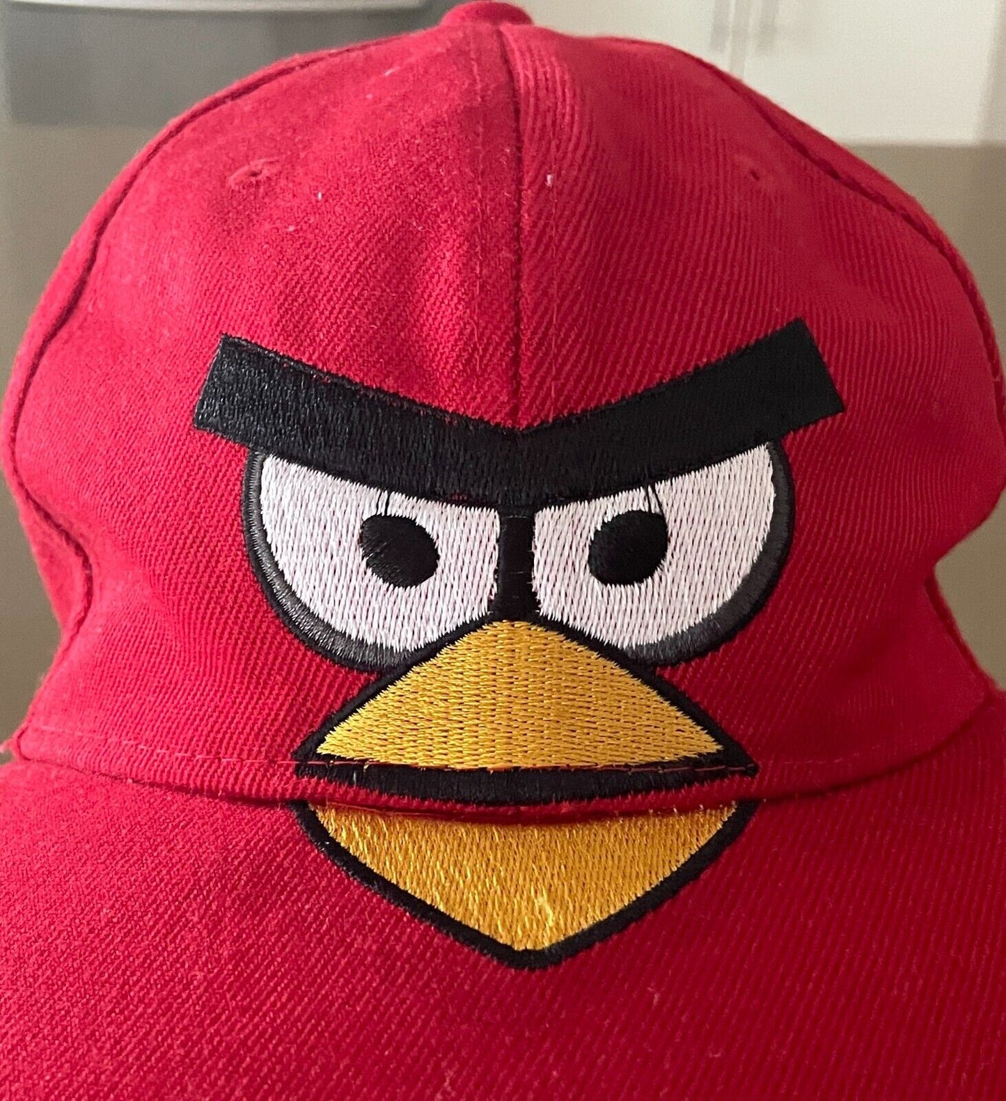 Cap USA "ANGRY BIRDS"  Logo Baseball Cap Adjustable Flat Bill Brim Unisex NEW