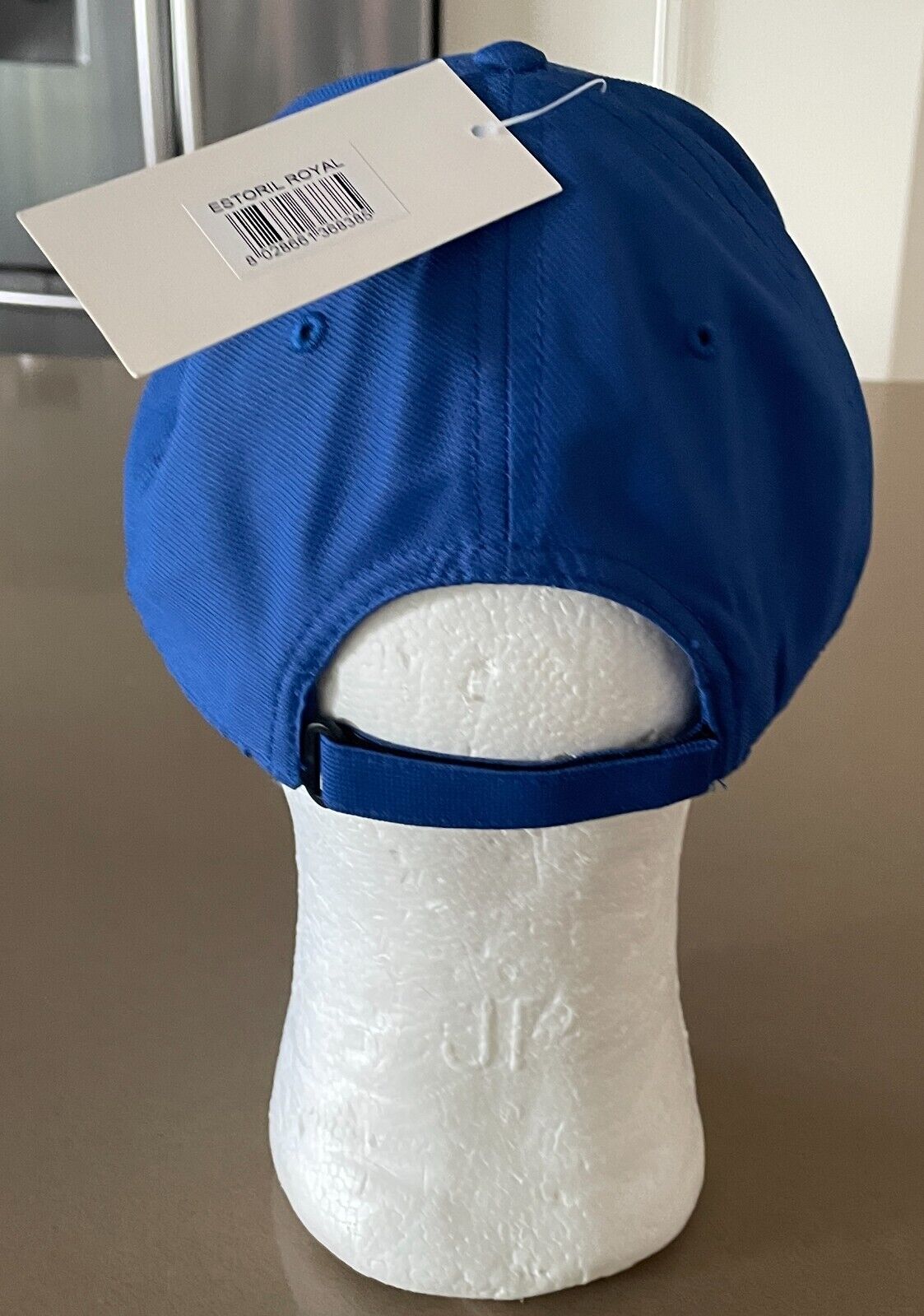 Atlantis HARTMANN+ Baseball Cap Blue & White Trim Mid Visor Hook Loop Adjustable