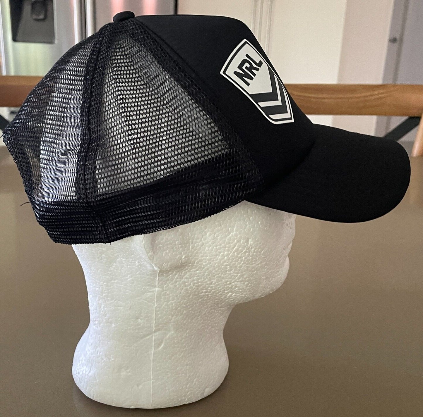 Cap NRL Sport Aus Move It Aus Participation Grant Black Snapback Mesh Trucker